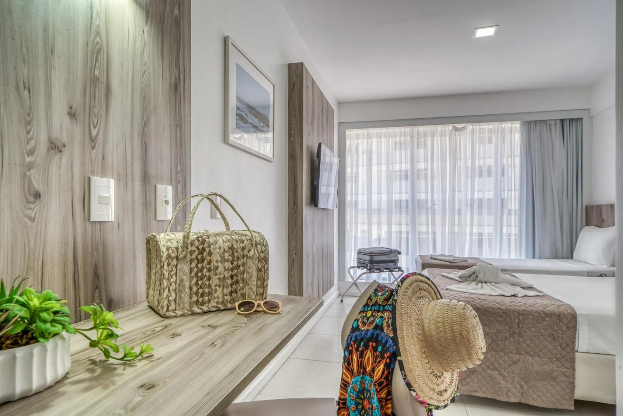 Photo of the whole room, Bed in Hotel Praia Bonita Jatiúca