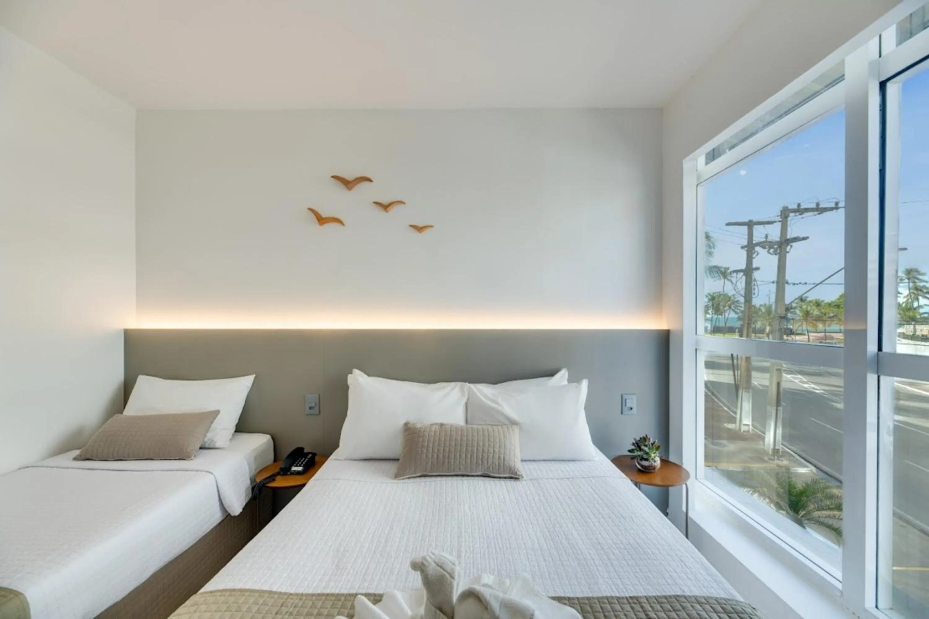 Bedroom, Bed in Hotel Praia Bonita Jatiúca