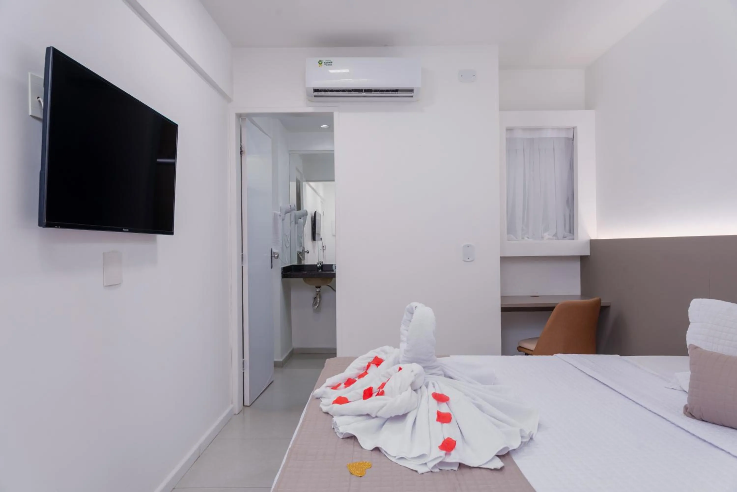 Bedroom, Bed in Hotel Praia Bonita Jatiúca