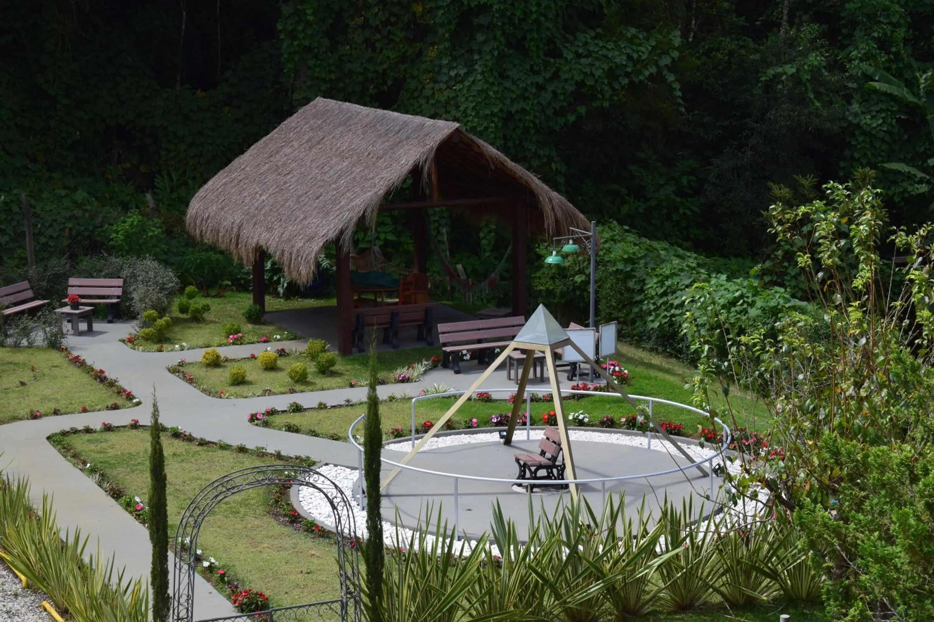 Garden in Pousada Recanto Feliz