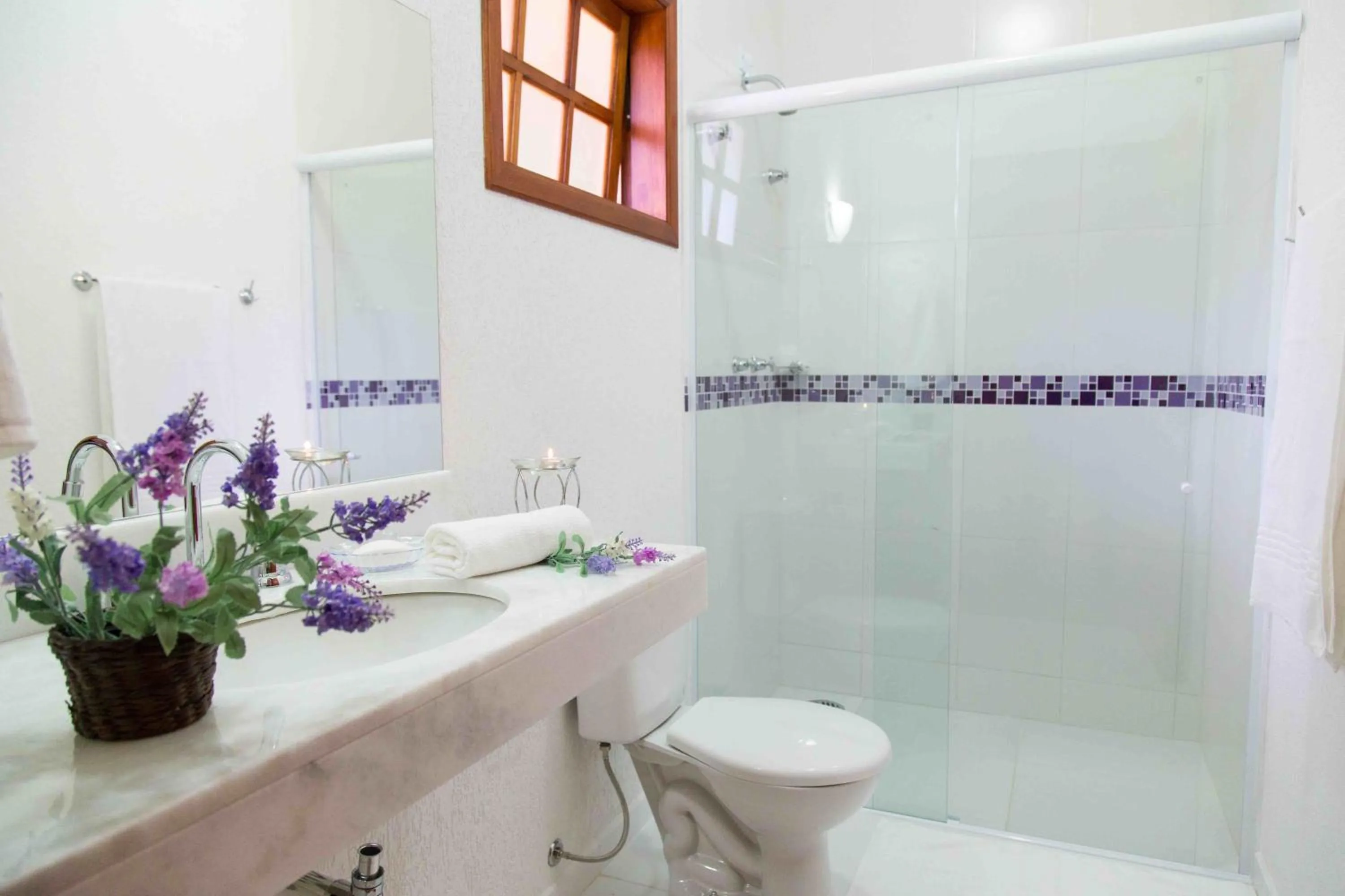 Bathroom in Pousada Recanto Feliz