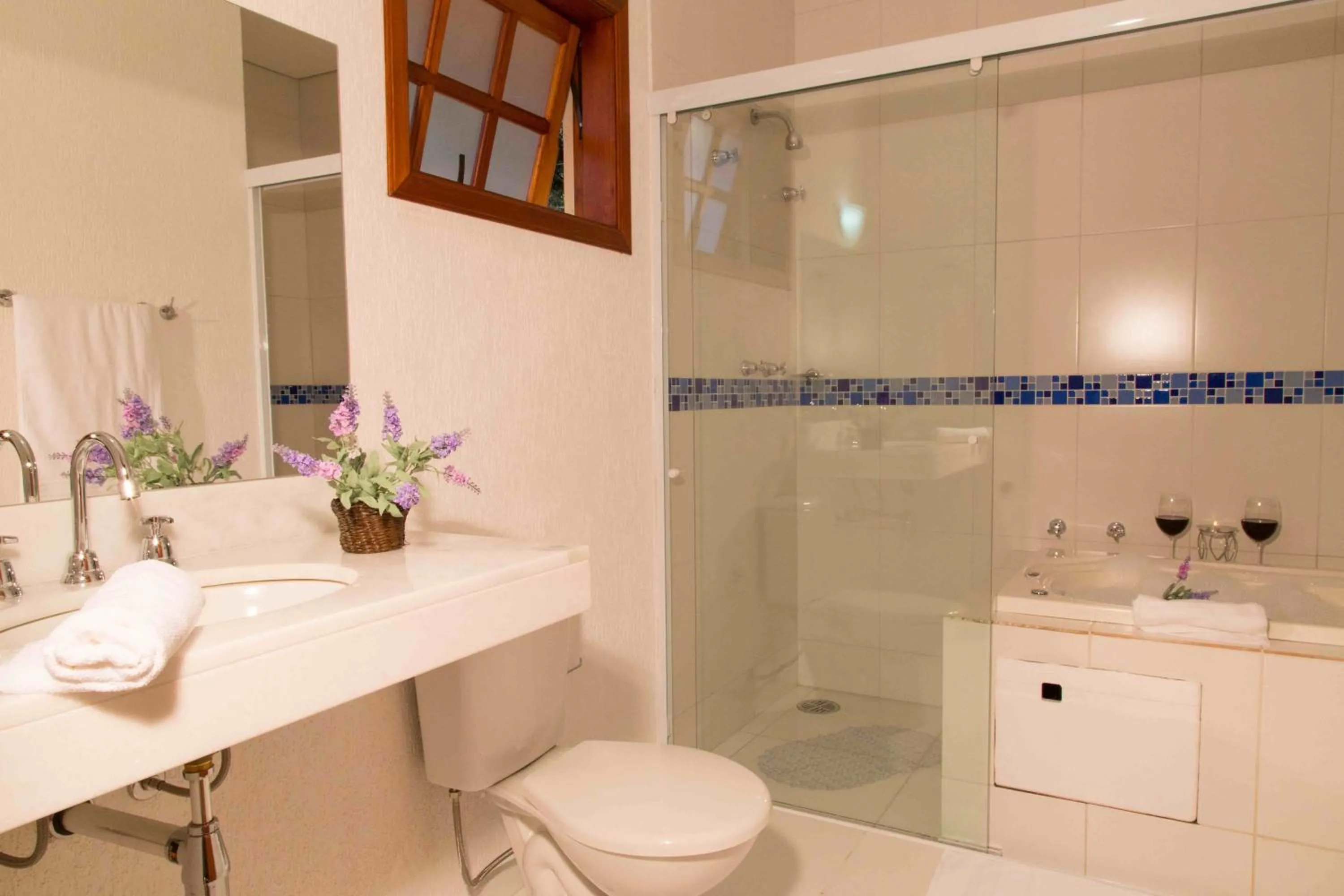 Bathroom in Pousada Recanto Feliz