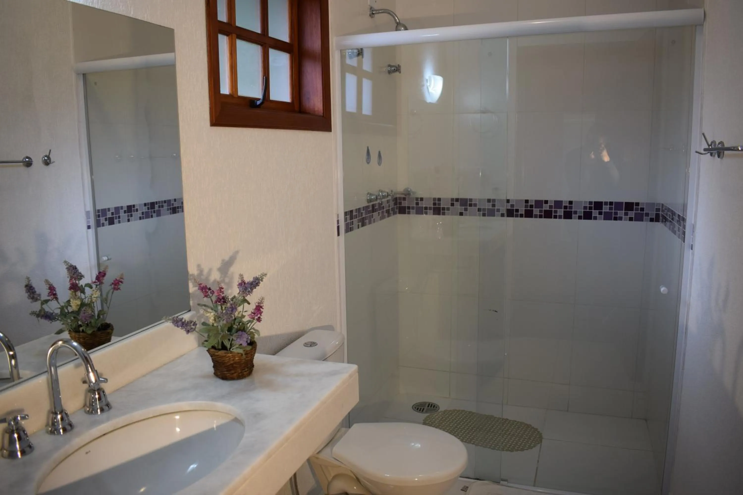 Bathroom in Pousada Recanto Feliz