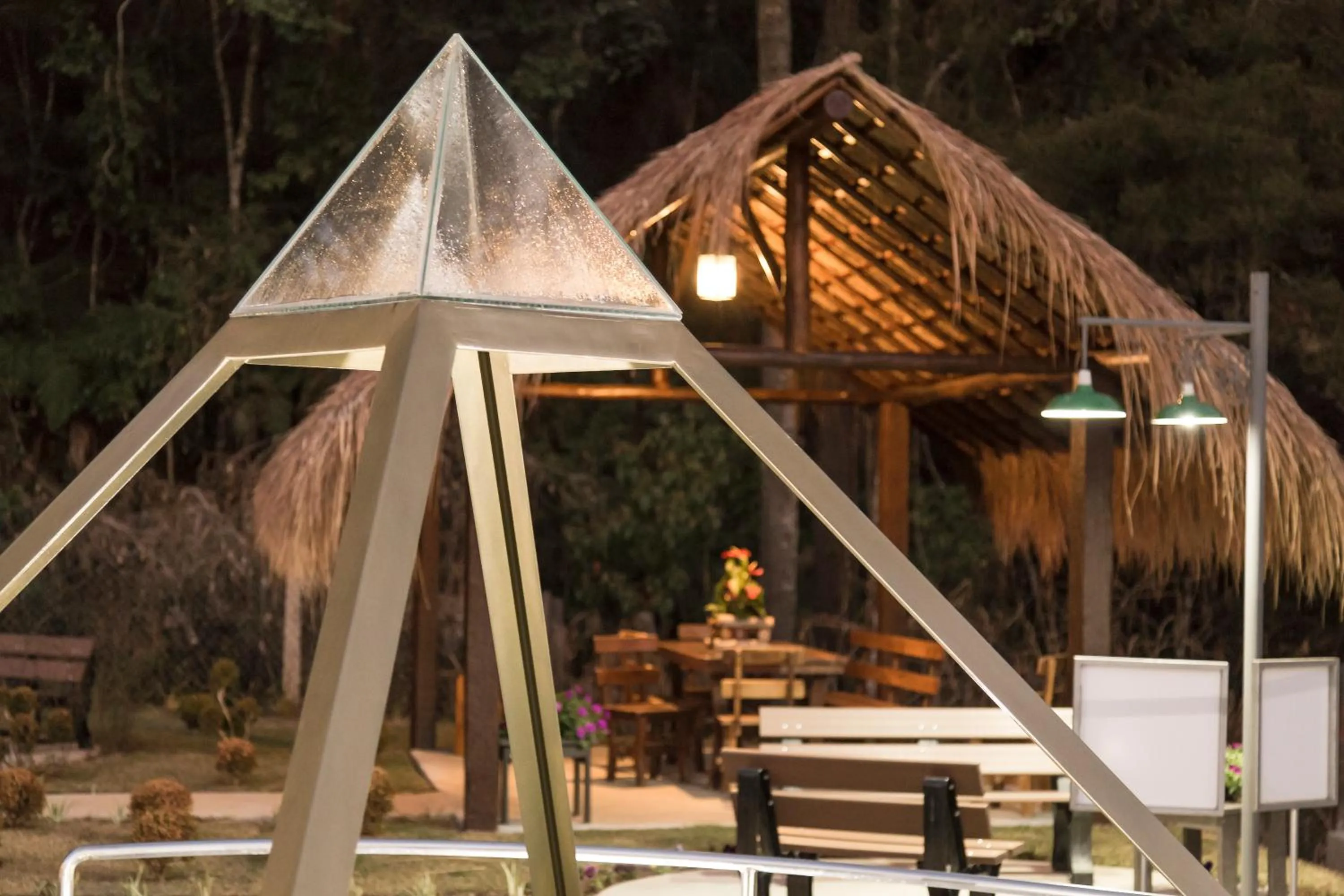 Night in Pousada Recanto Feliz