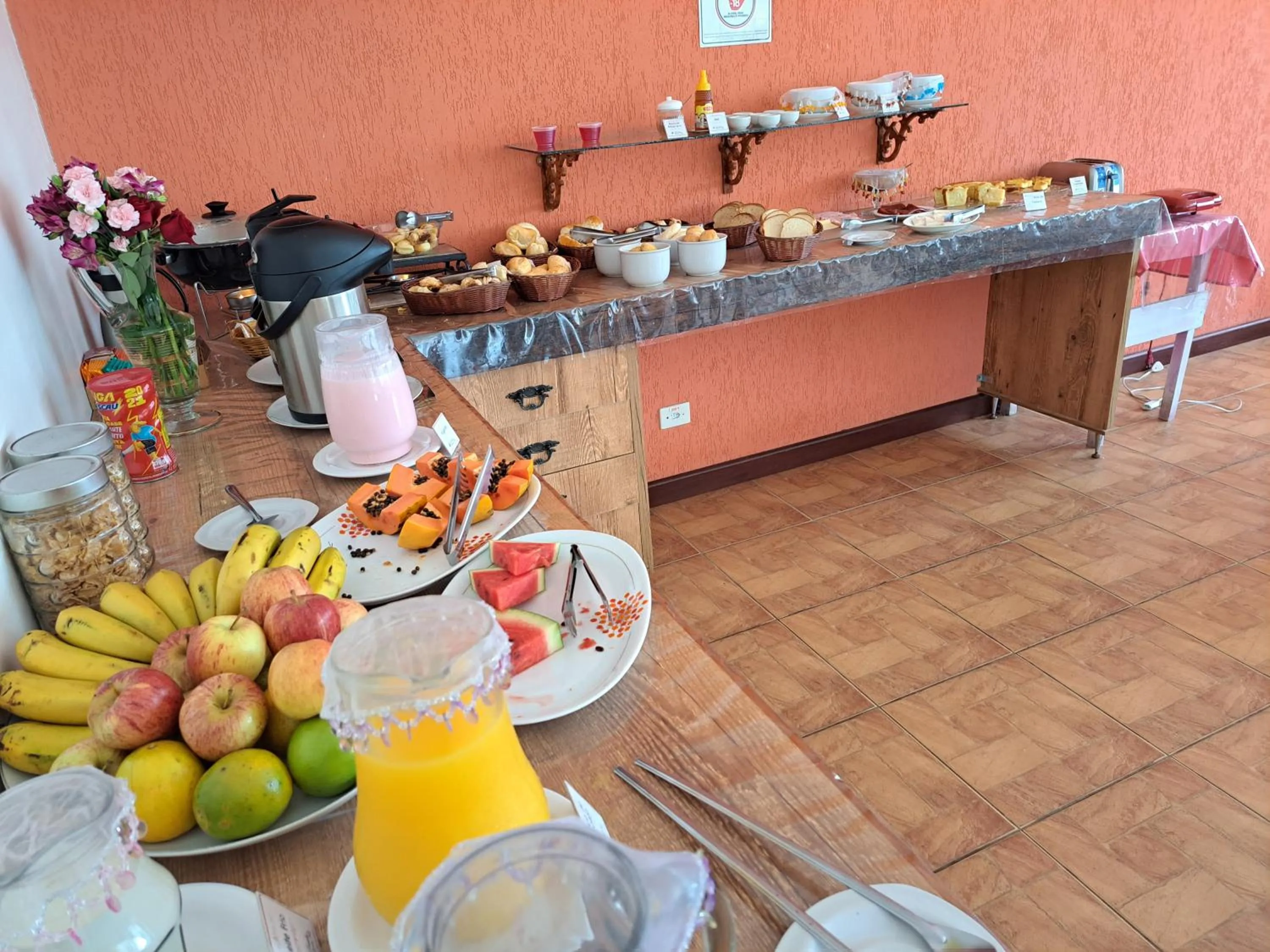 Breakfast in Pousada Recanto Feliz