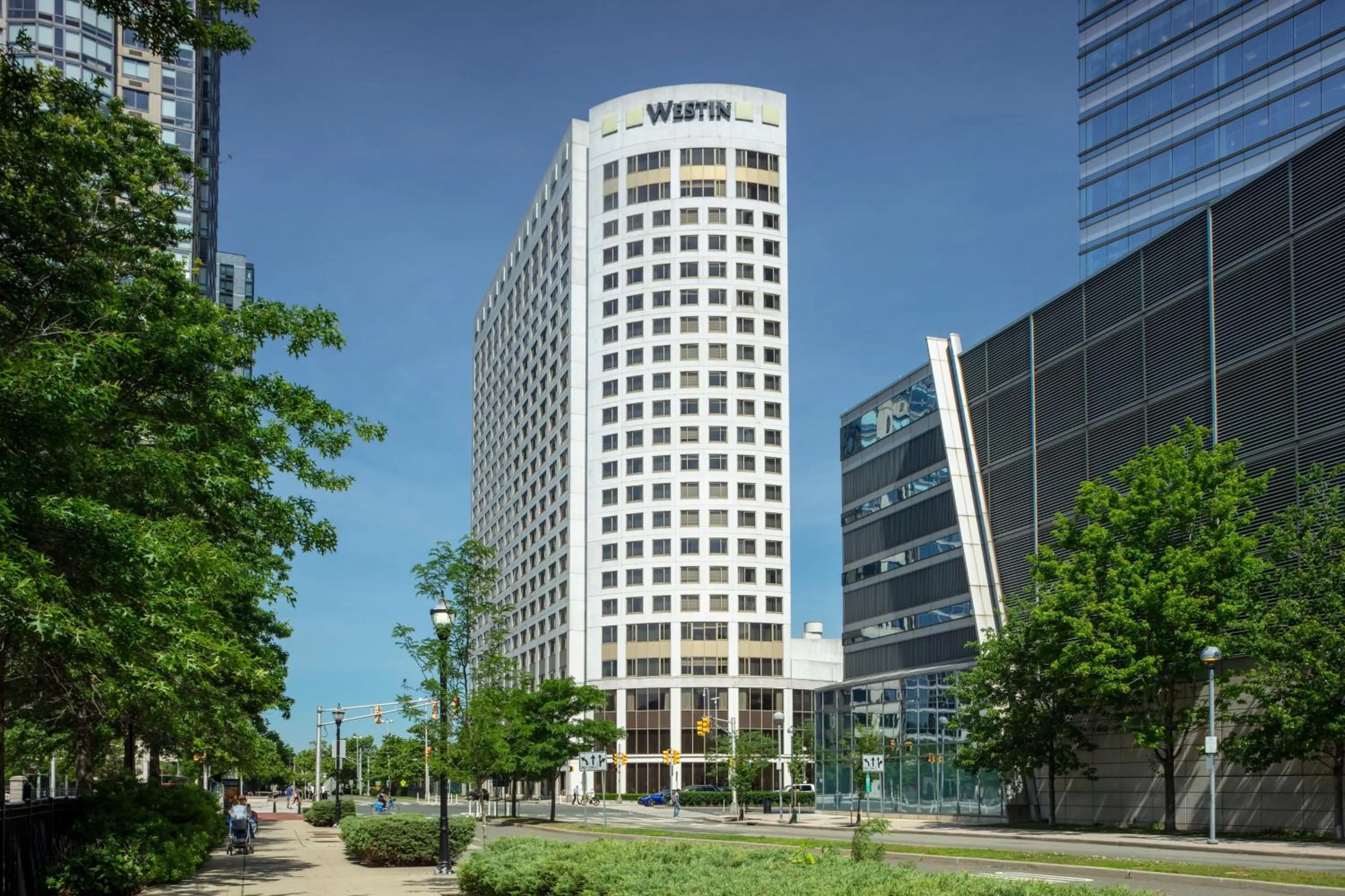 Property building in The Westin Jersey City Newport