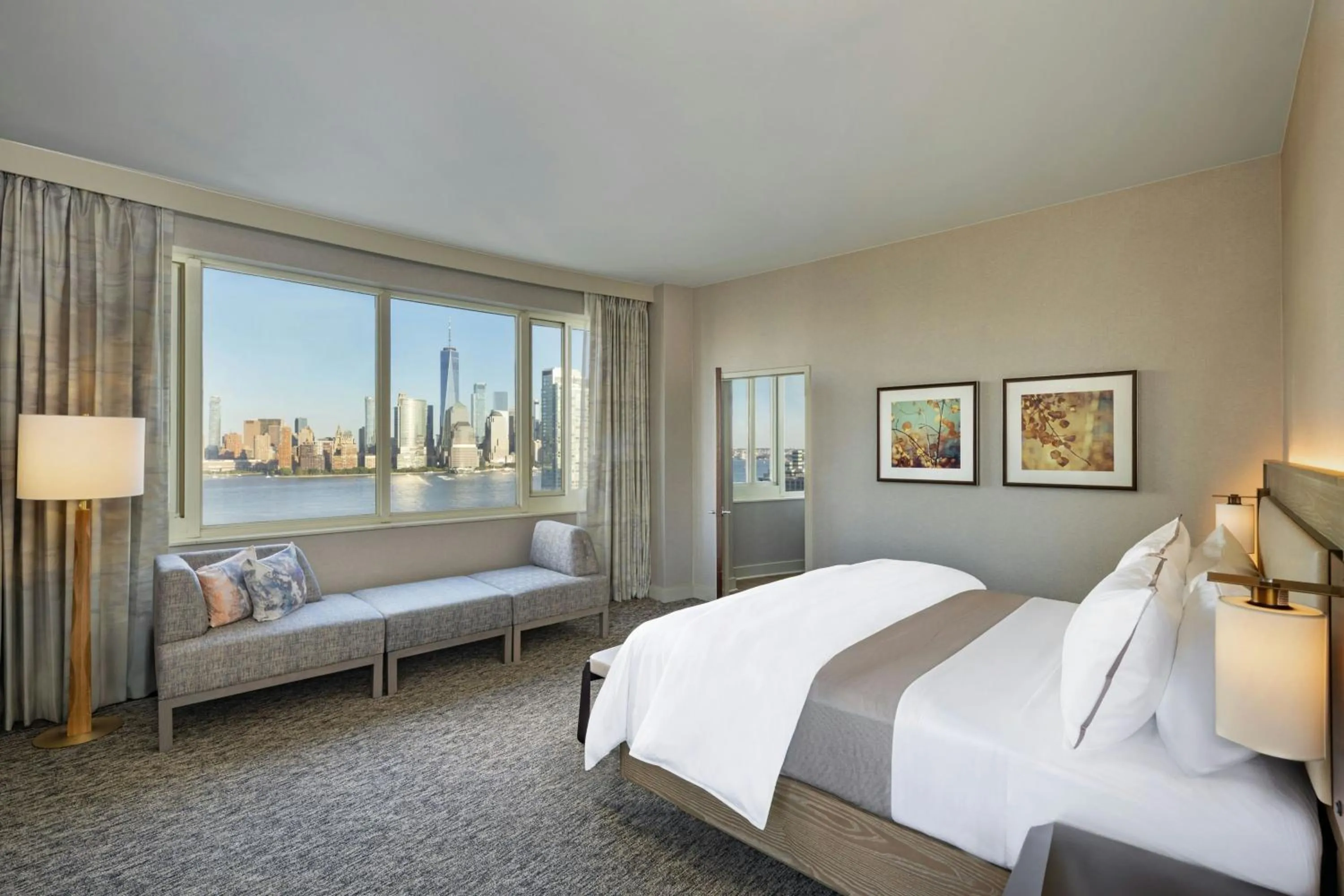 Bedroom, Bed in The Westin Jersey City Newport