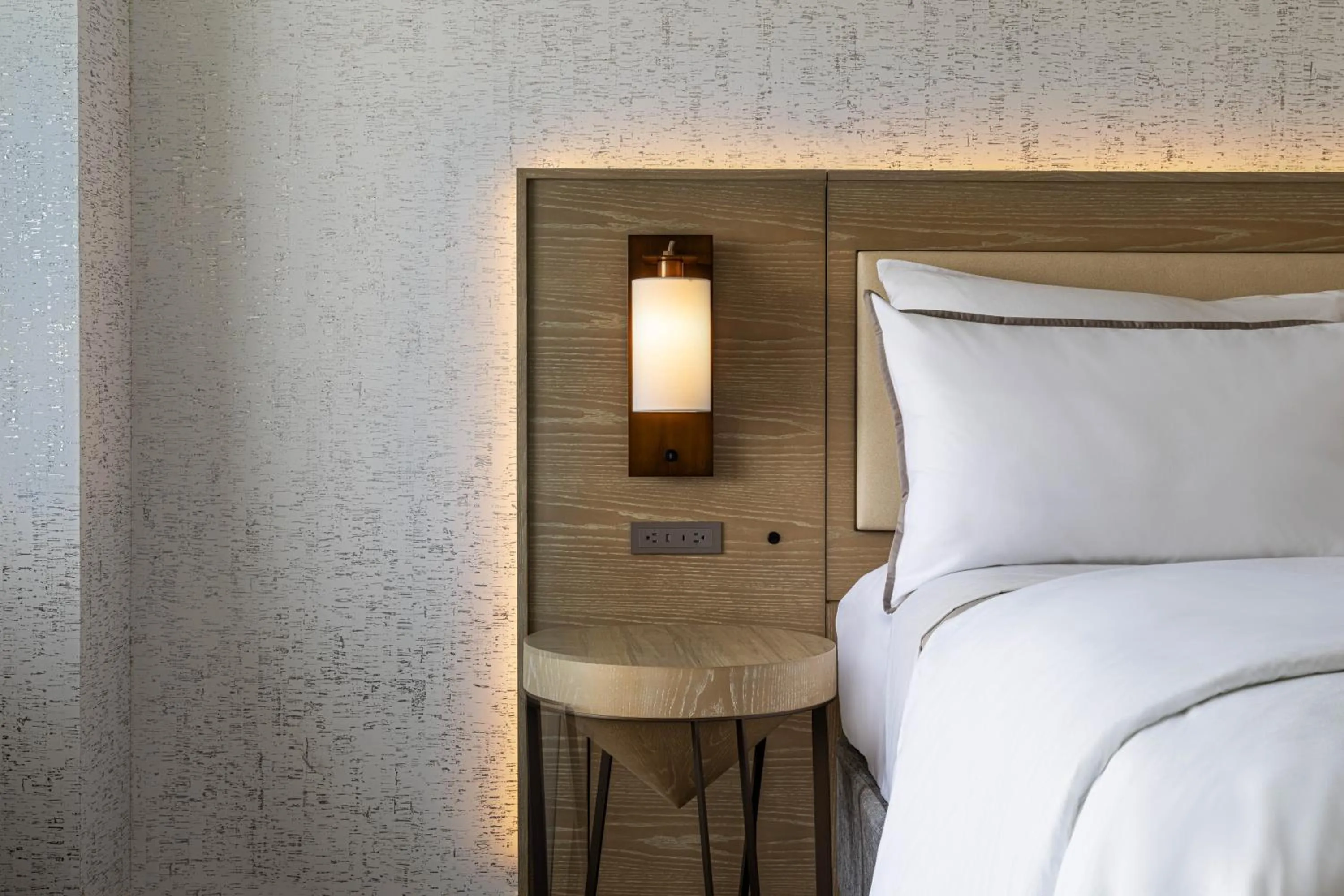 Bed in The Westin Jersey City Newport