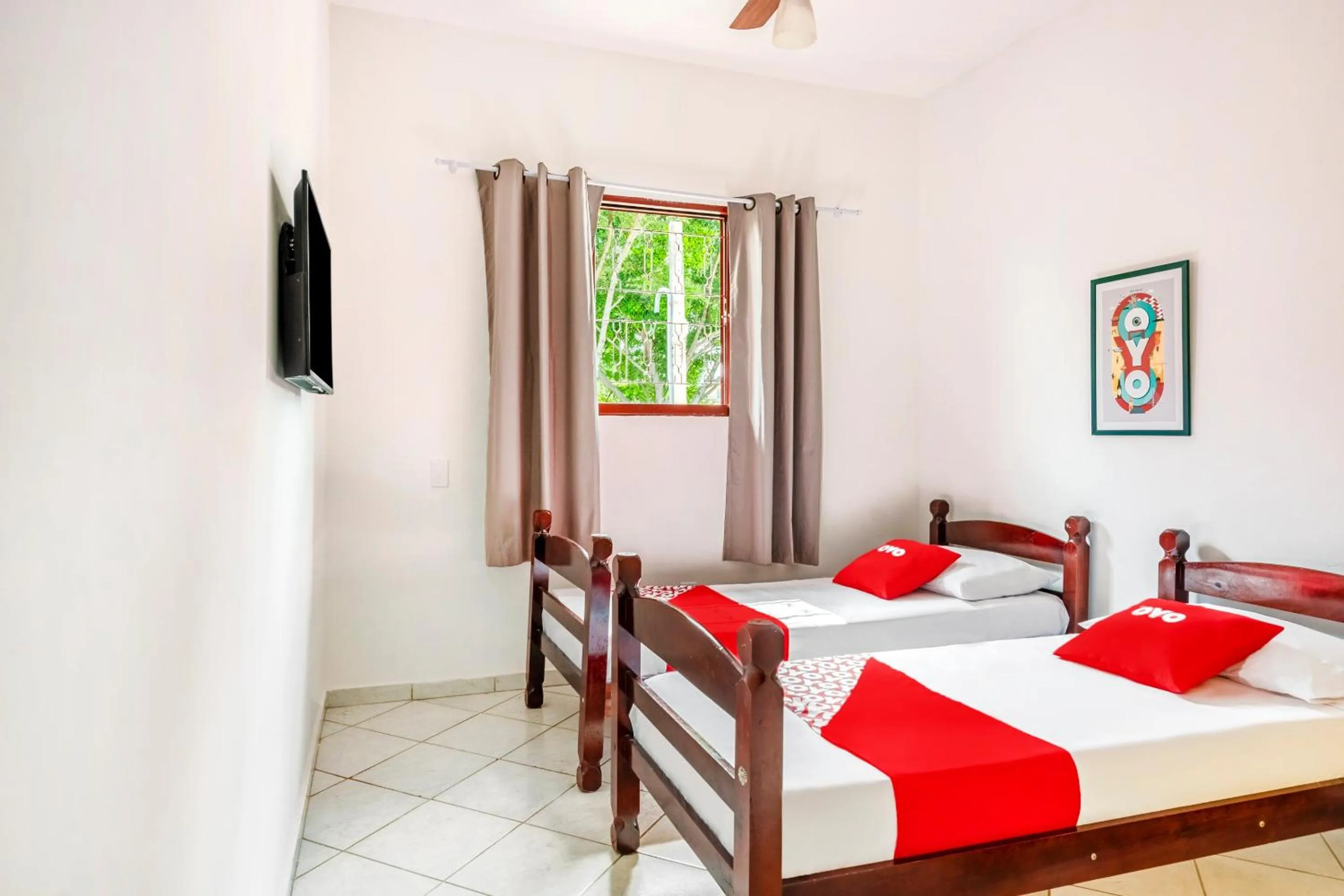 Bedroom, Bed in OYO Pousada Tia Léo Campinas