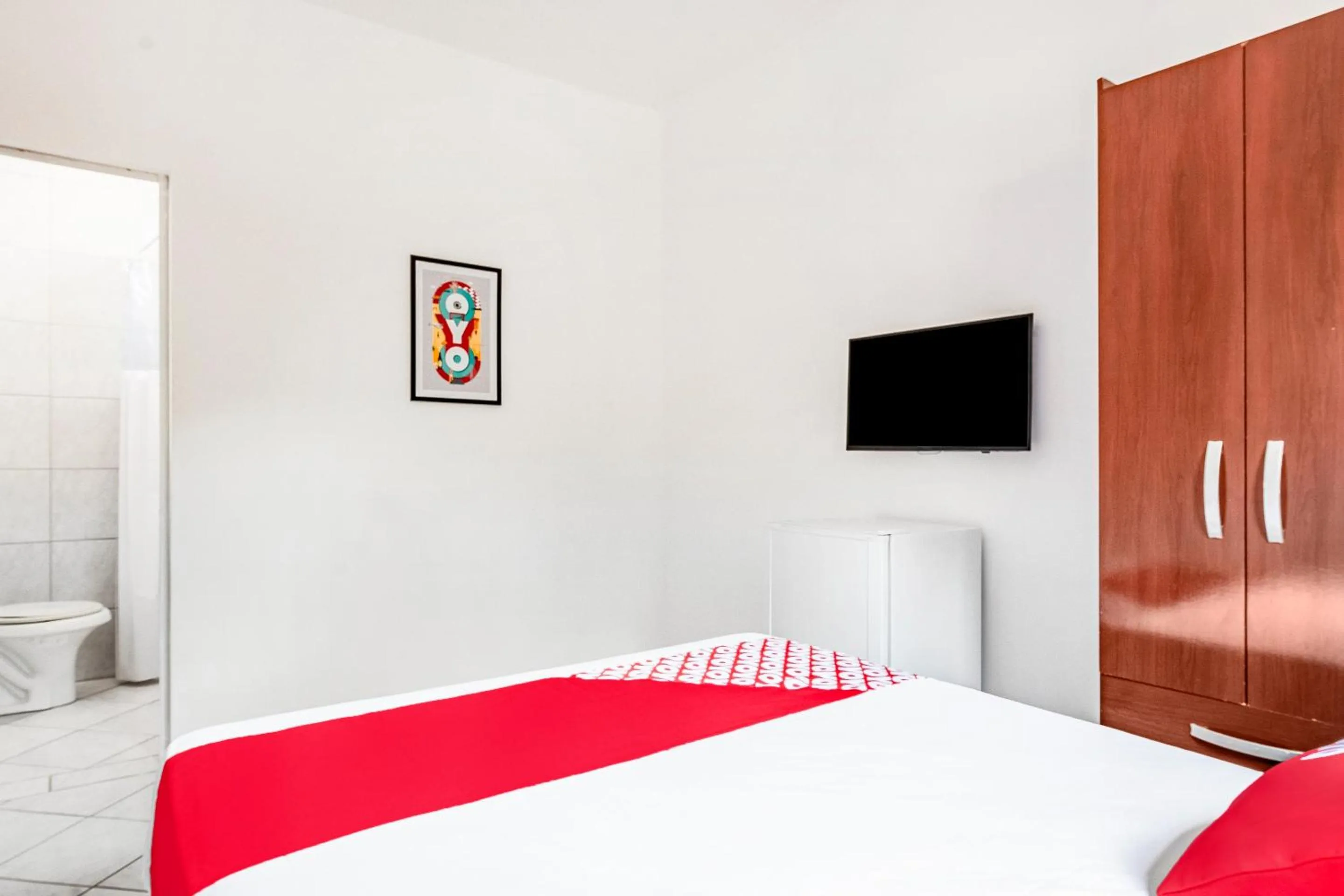 Bedroom, Bed in OYO Pousada Tia Léo Campinas