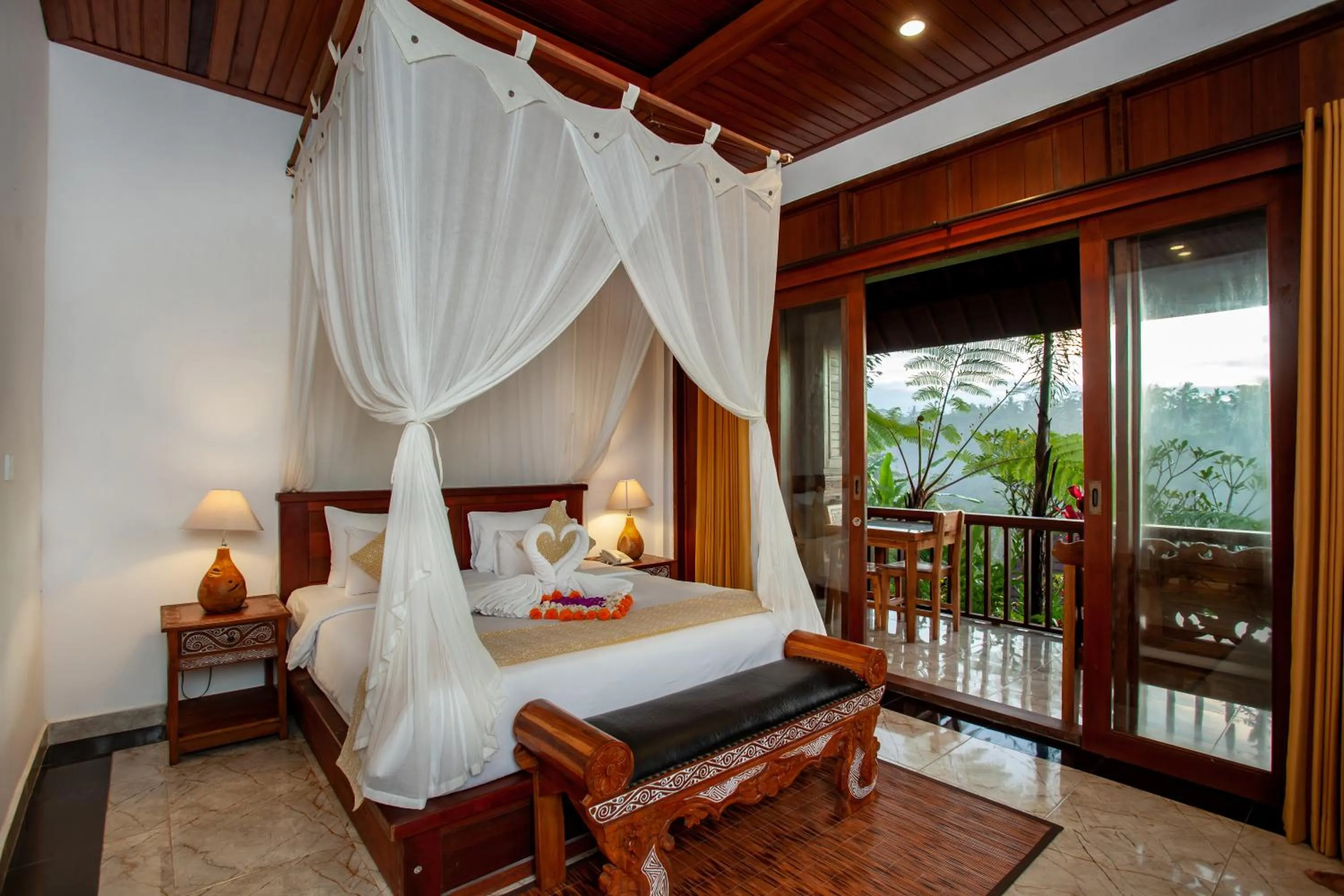 Bed in Campuhan Sebatu Resort