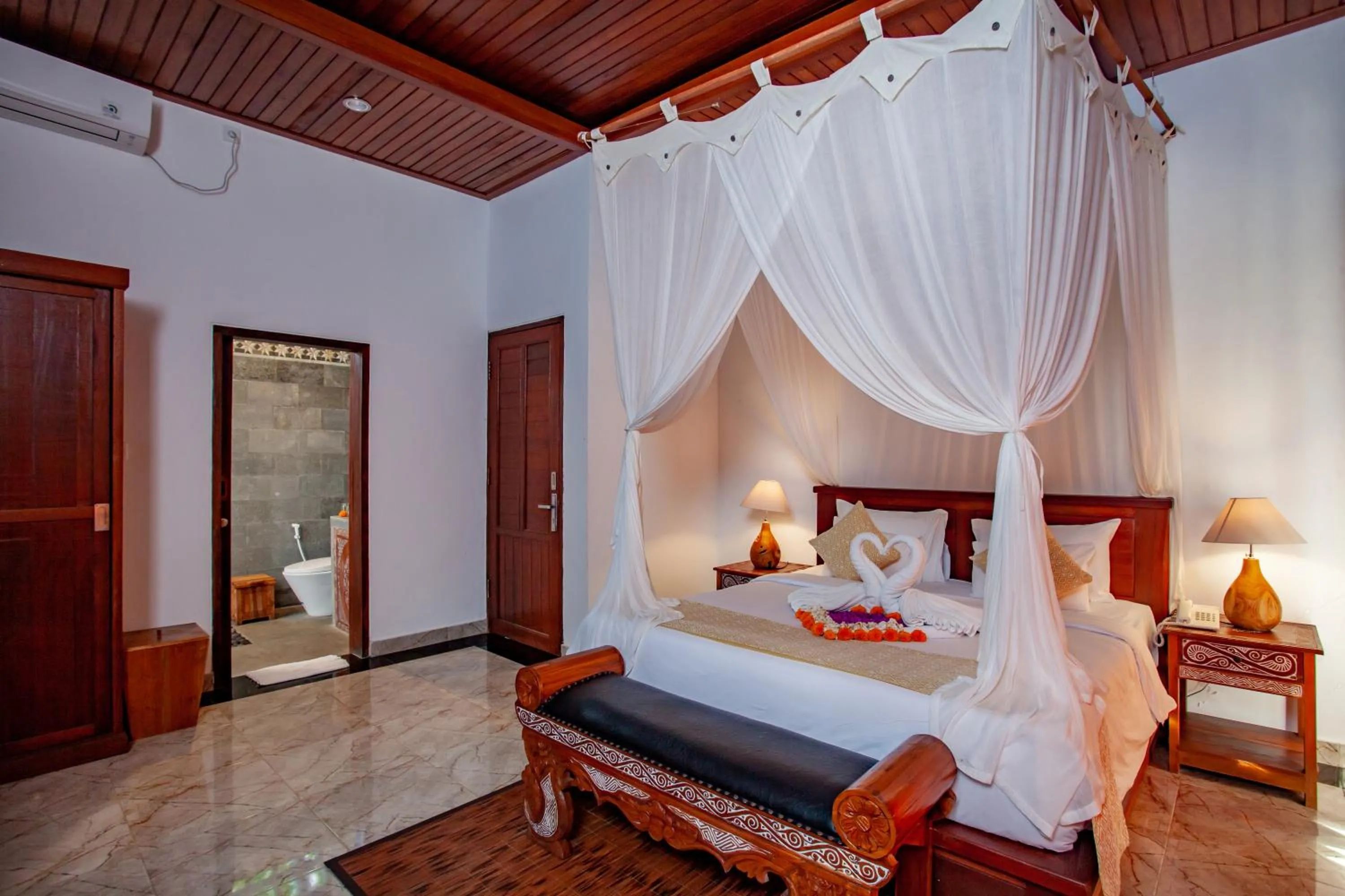 Bed in Campuhan Sebatu Resort