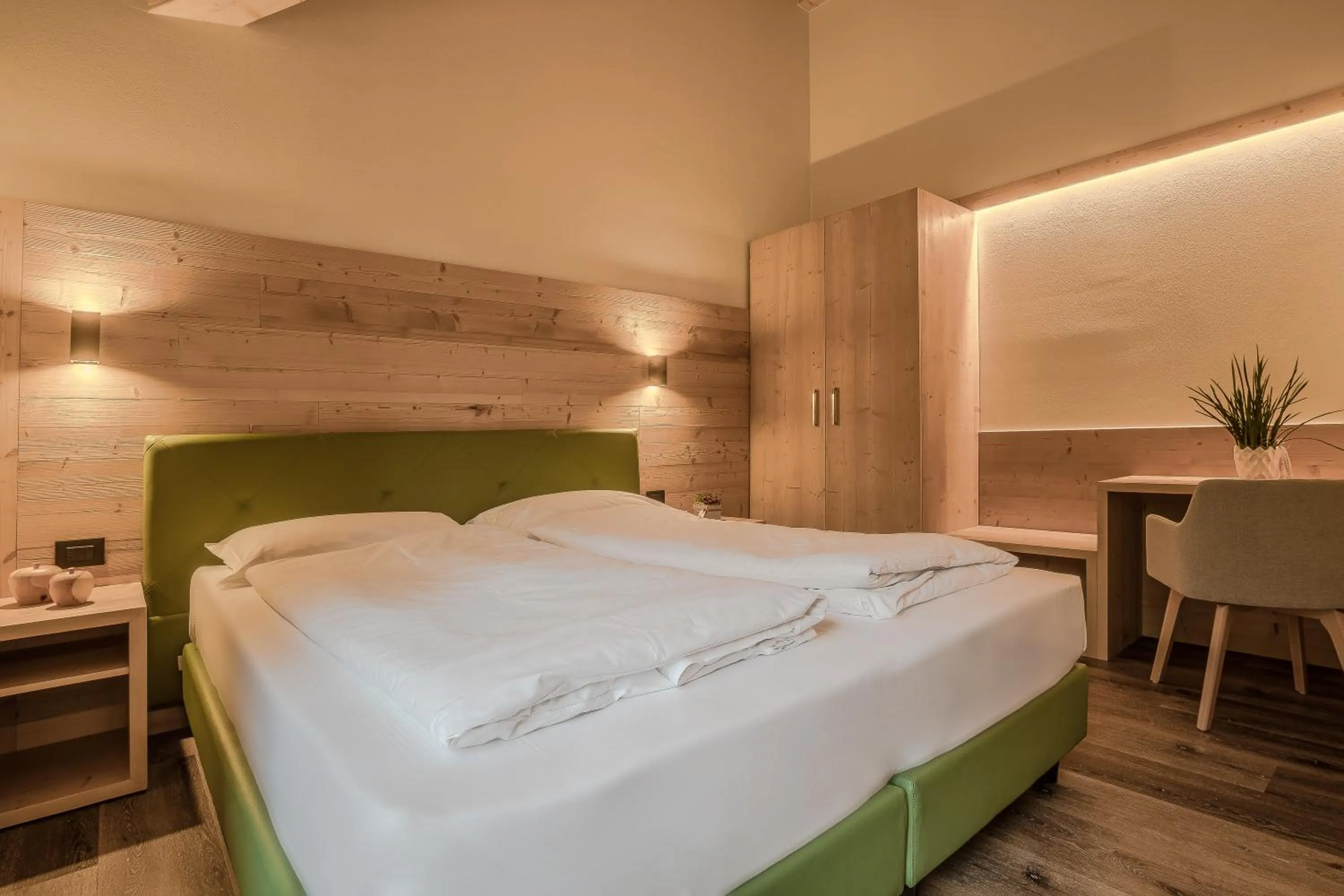 Bed in Chalet Alpenrose
