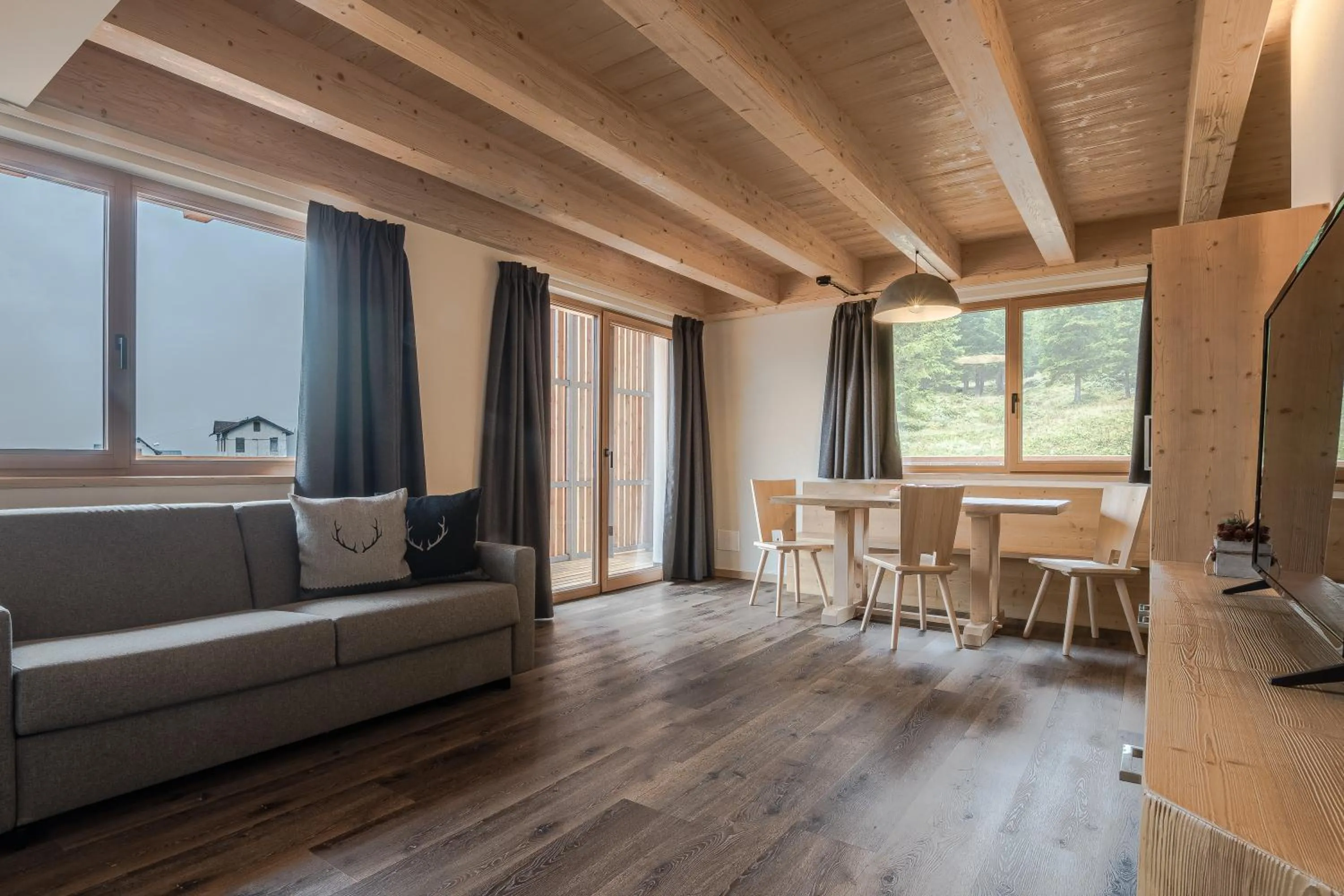 Living room in Chalet Alpenrose