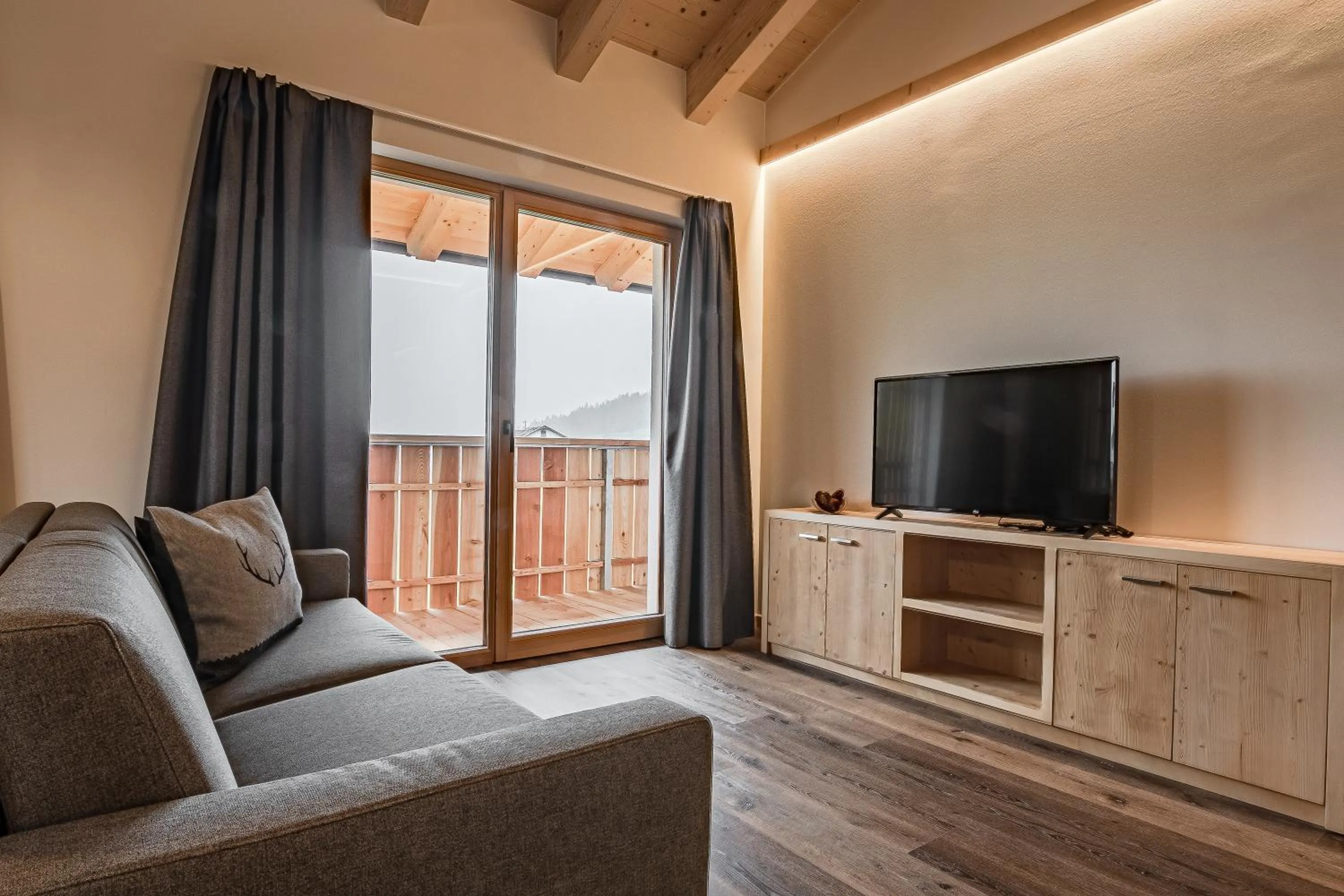 Living room in Chalet Alpenrose
