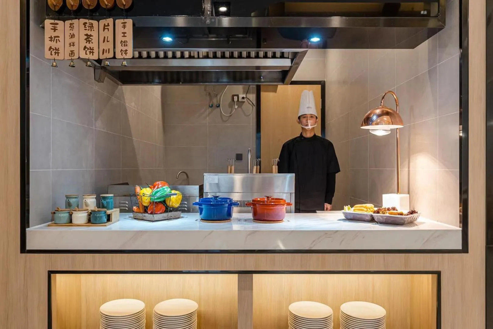 Buffet breakfast in Atour Hotel Hangzhou Chongxian Banshan