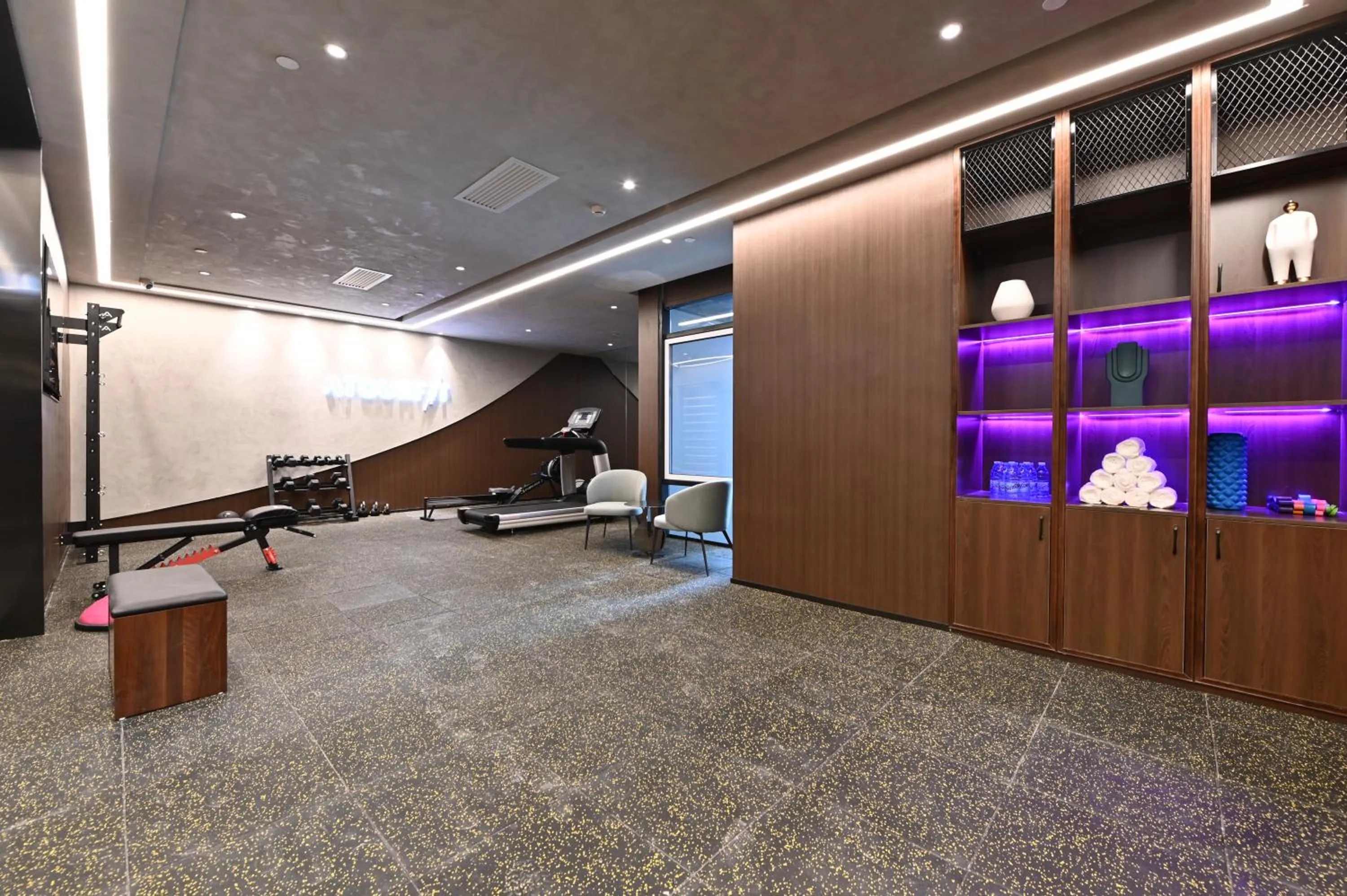 Fitness centre/facilities in Atour Hotel Dalian Hi-tech Zone