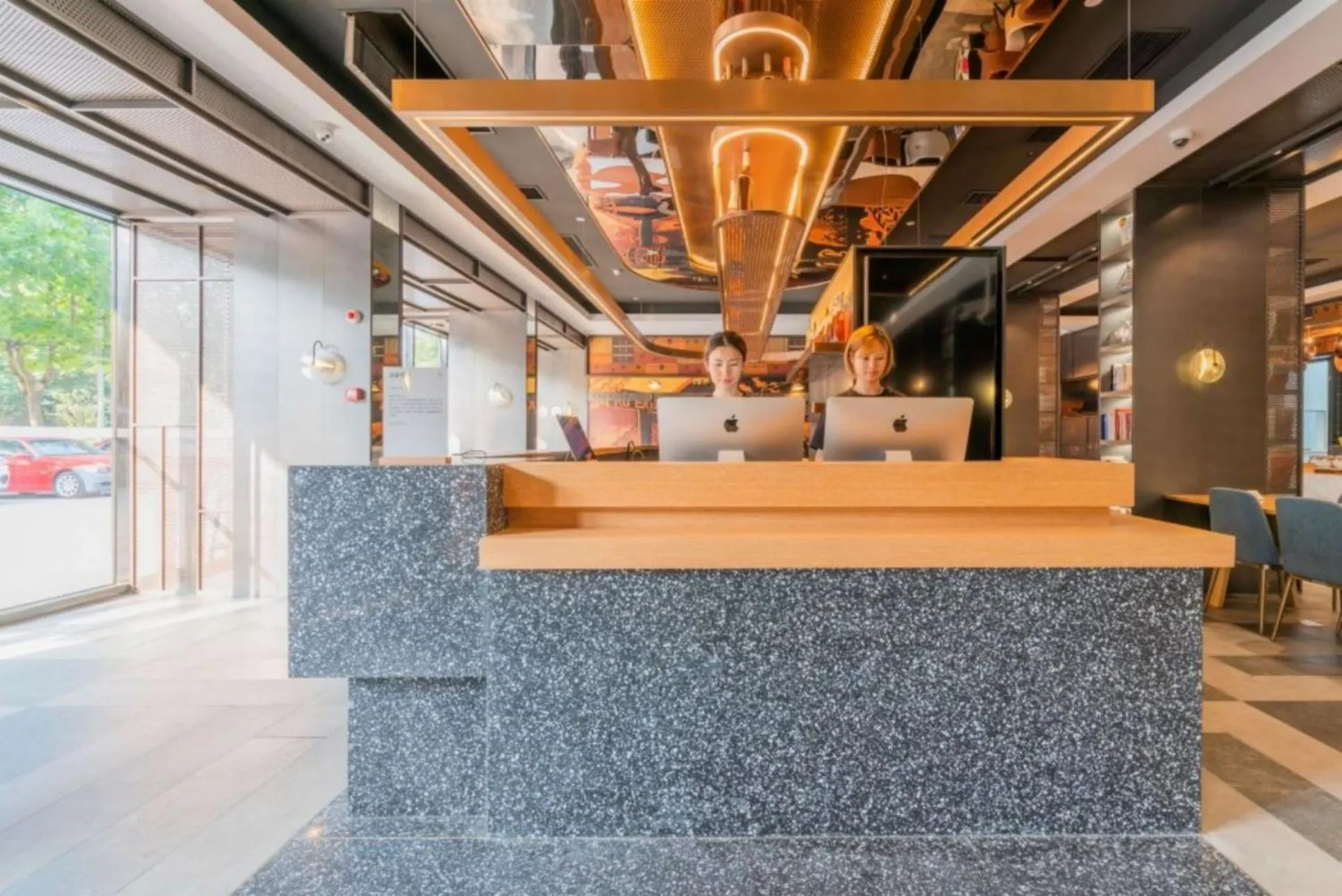 Lobby or reception in Atour Light Hotel Shanghai Xinjiangwancheng Fudan University