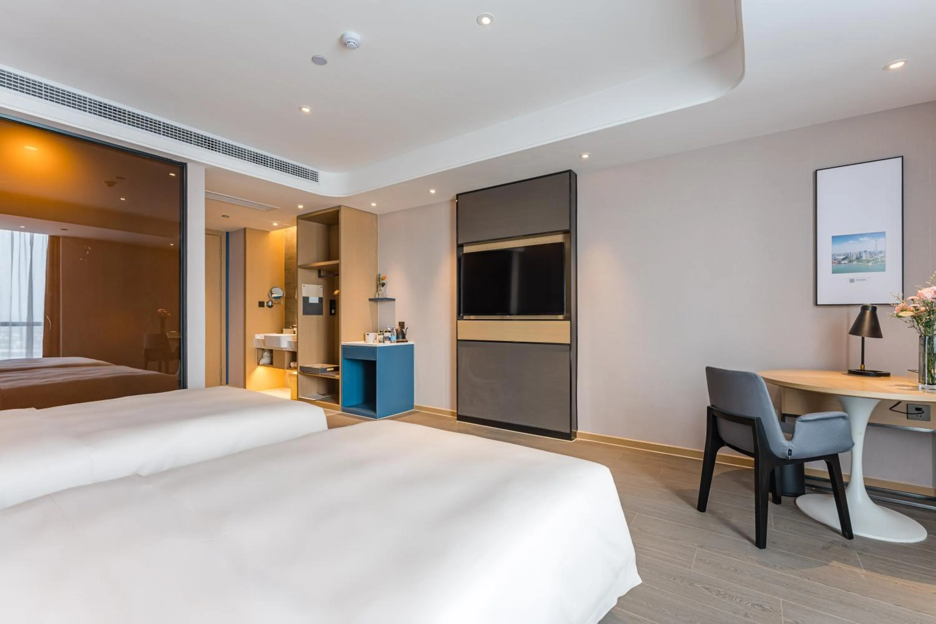 TV and multimedia, Bed in Atour Hotel Suzhou Wangting
