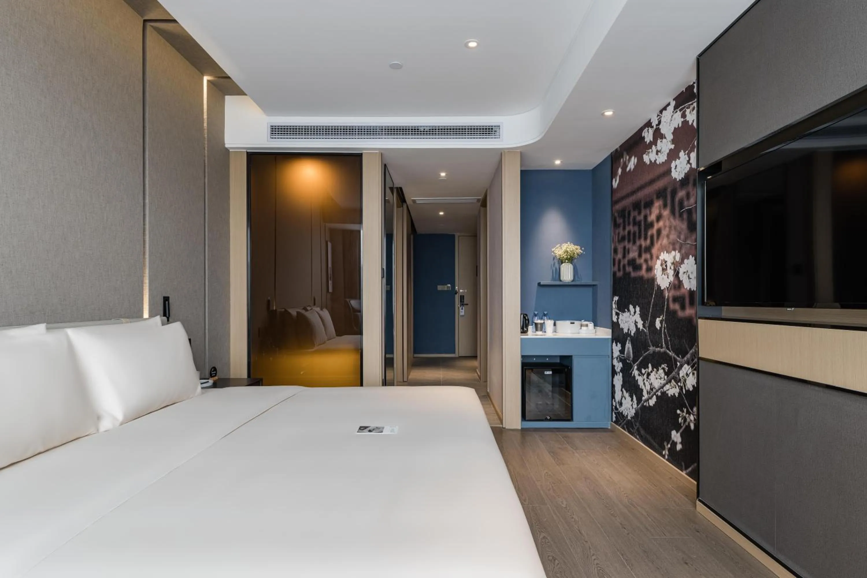 Bed in Atour Hotel Industrial Park Dongsha Lake
