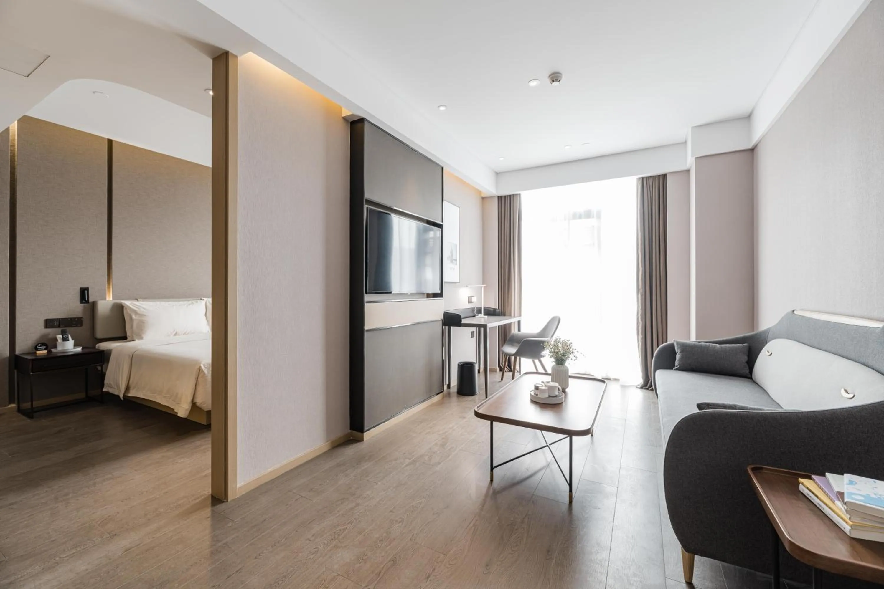 Bed in Atour Hotel Industrial Park Dongsha Lake