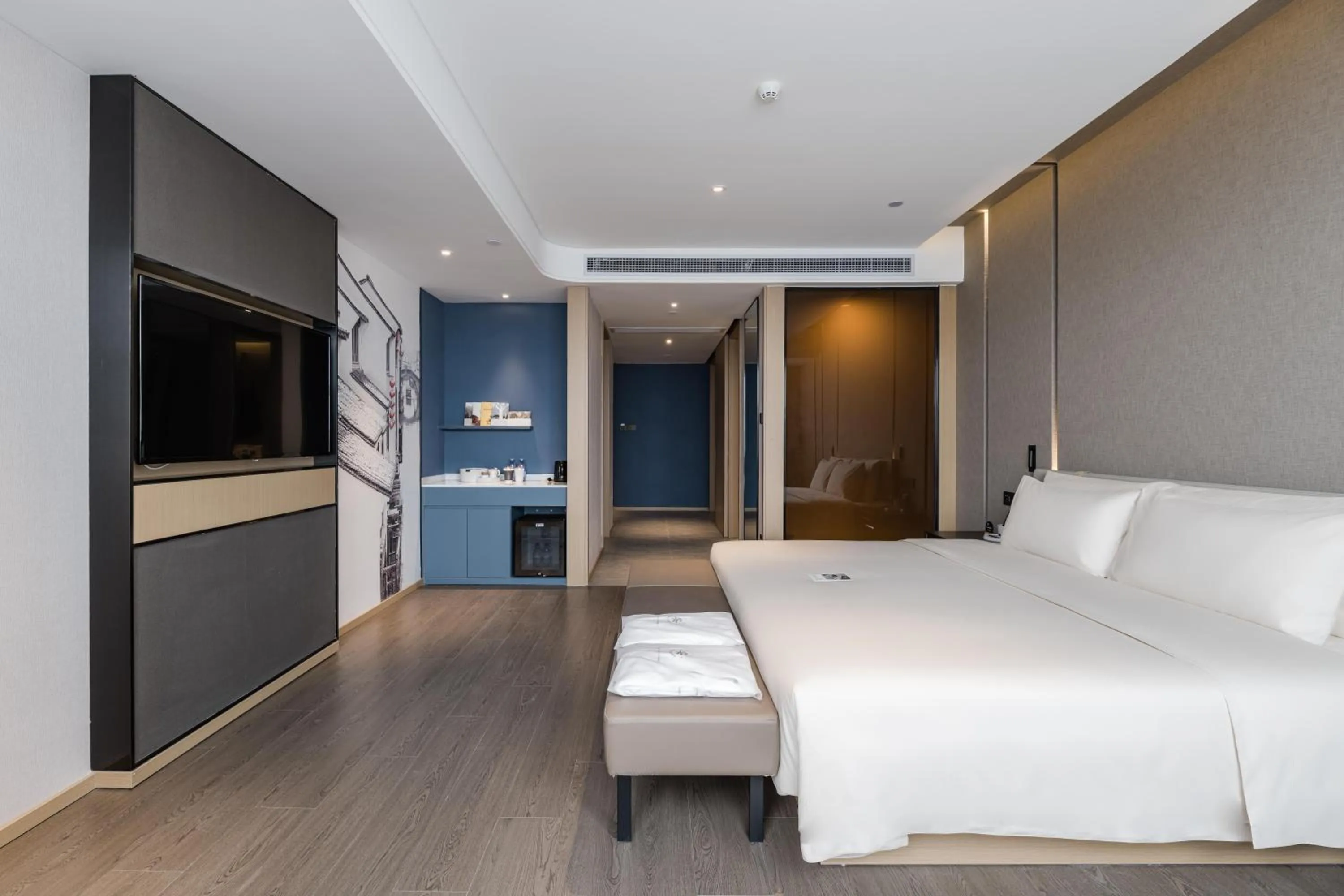 Bed in Atour Hotel Industrial Park Dongsha Lake