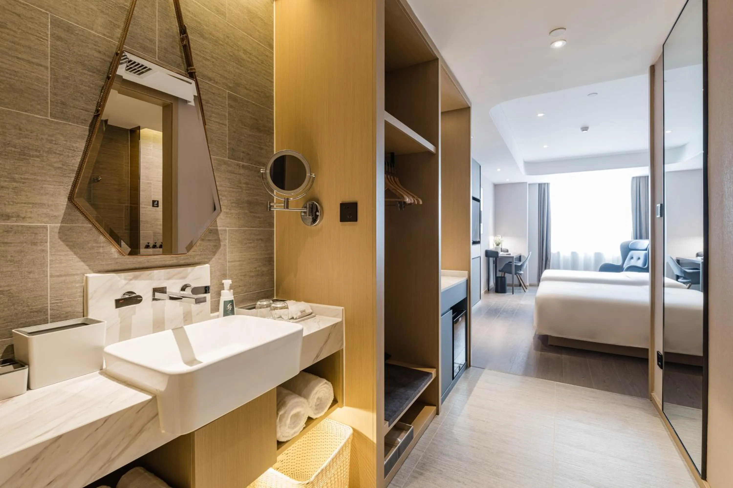 Bed in Atour Hotel Industrial Park Dongsha Lake