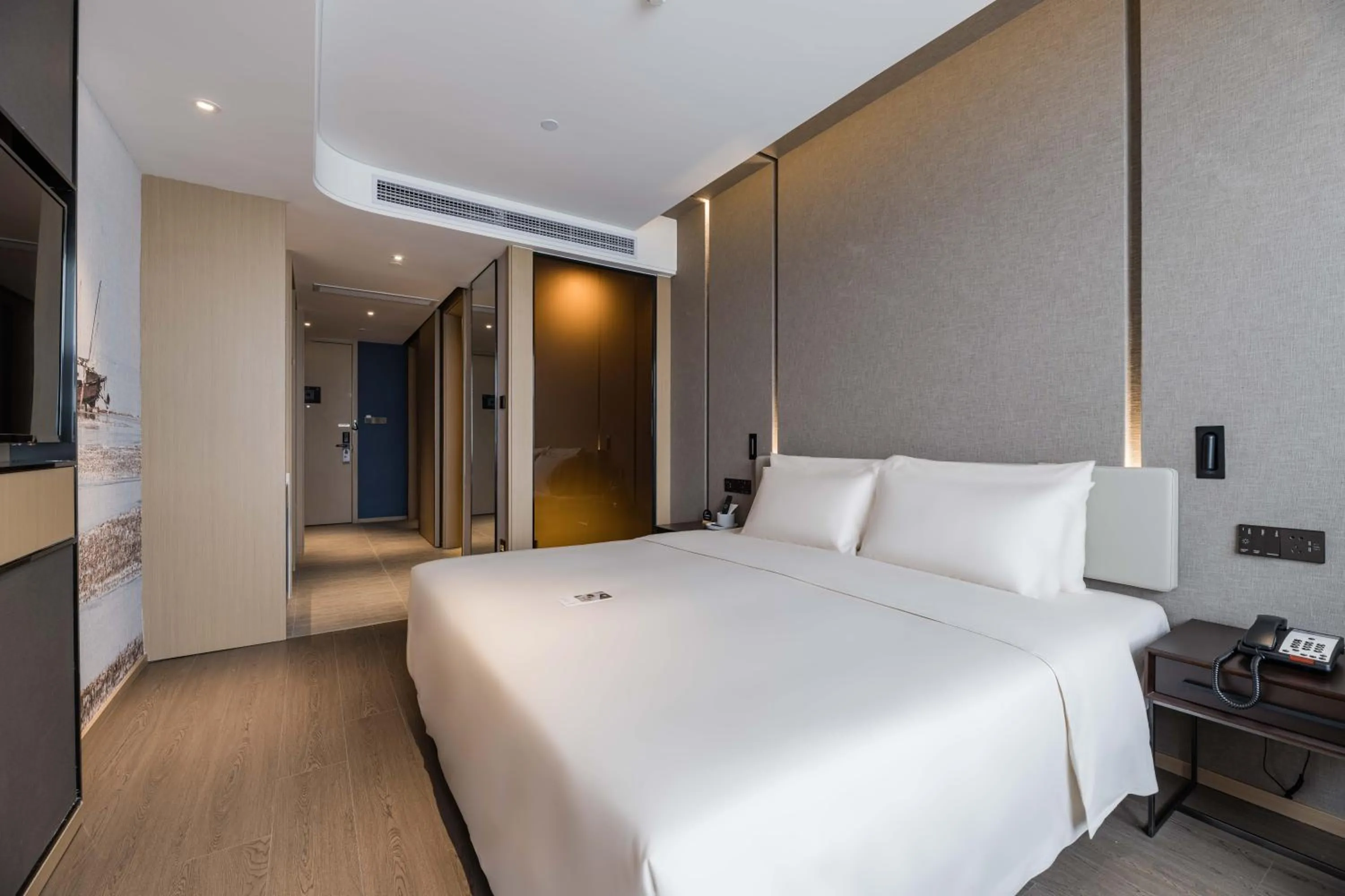 Bed in Atour Hotel Industrial Park Dongsha Lake