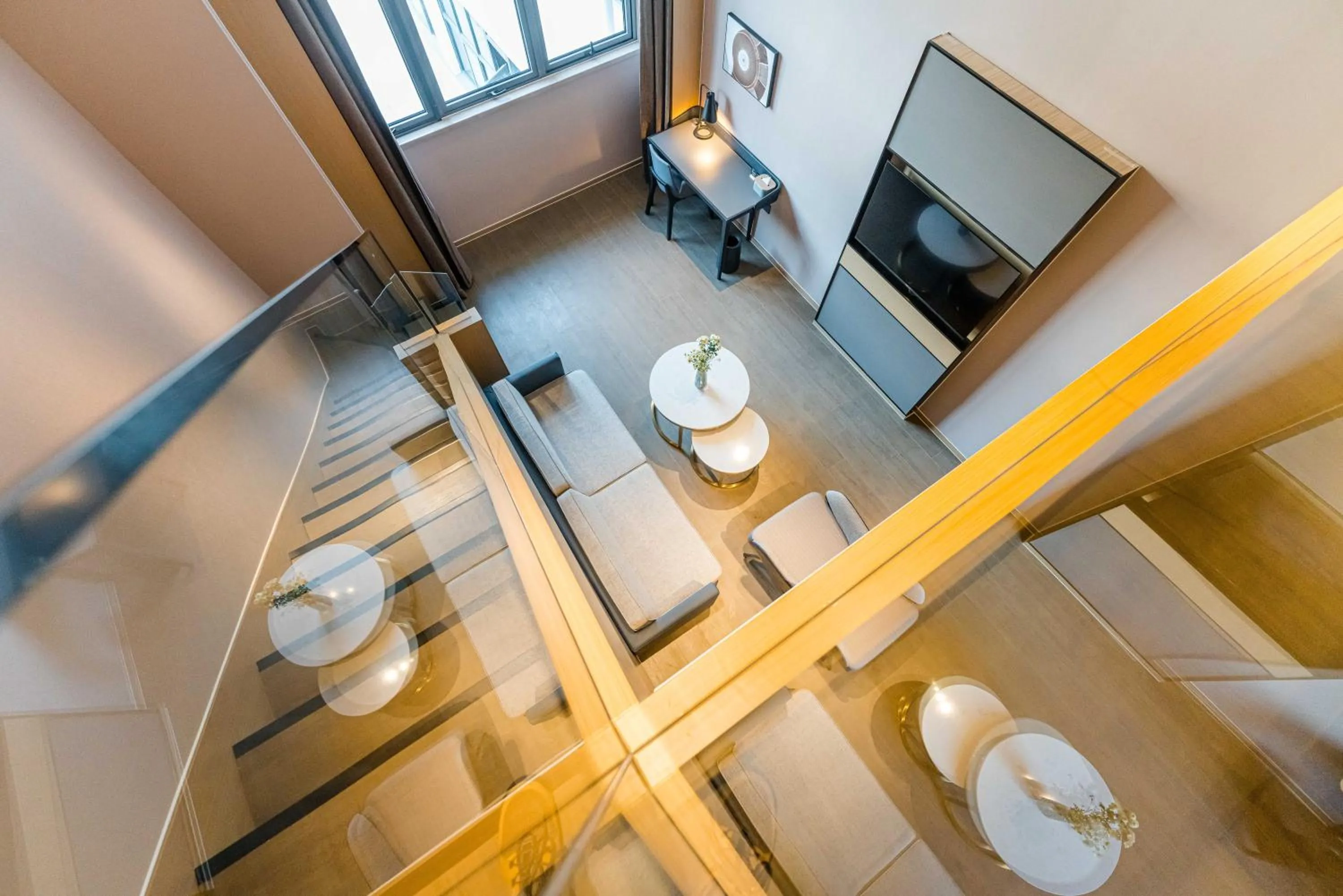 Living room in Atour Hotel Suzhou Mudu Ancient Town