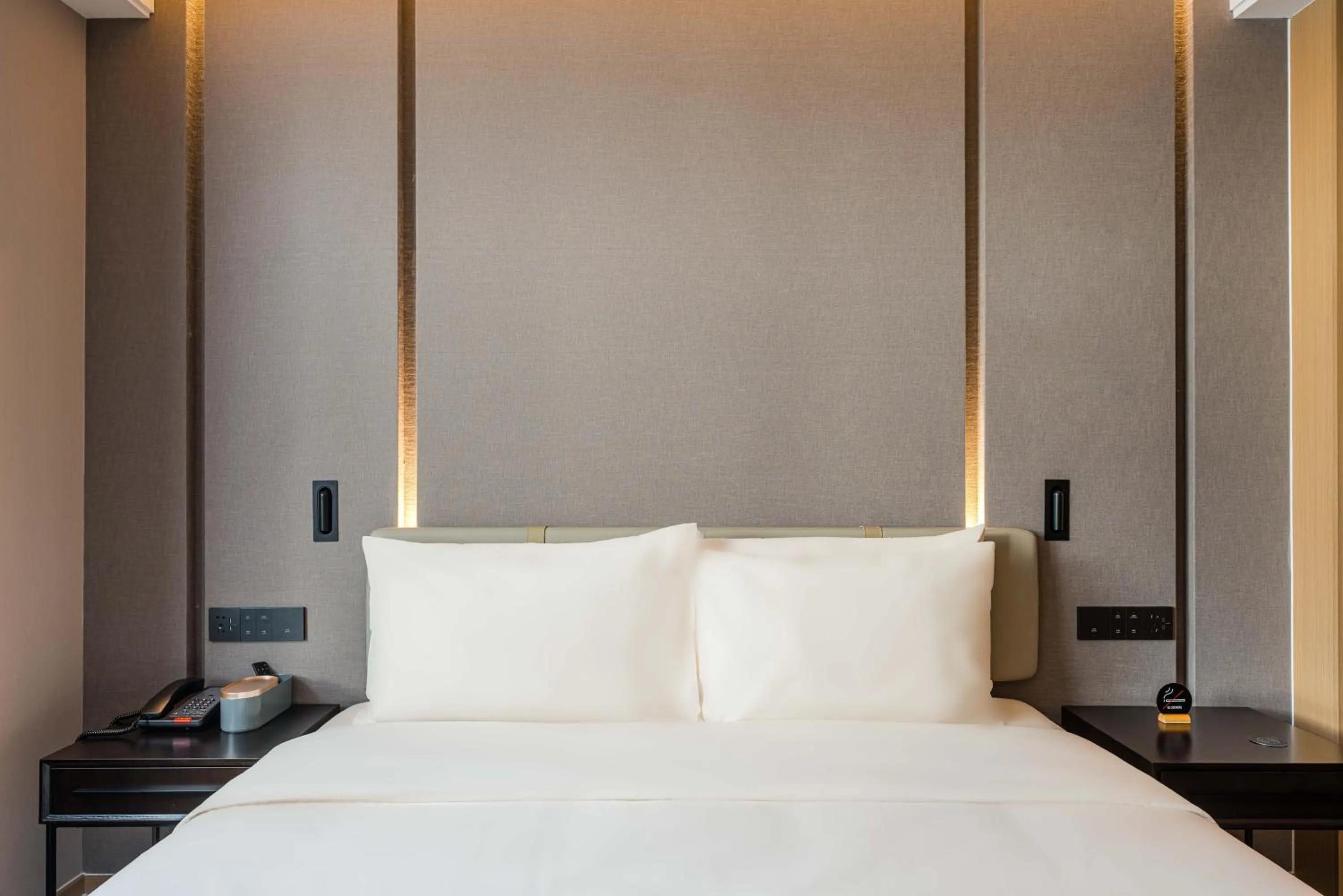 Bed in Atour Hotel Suzhou Mudu Ancient Town