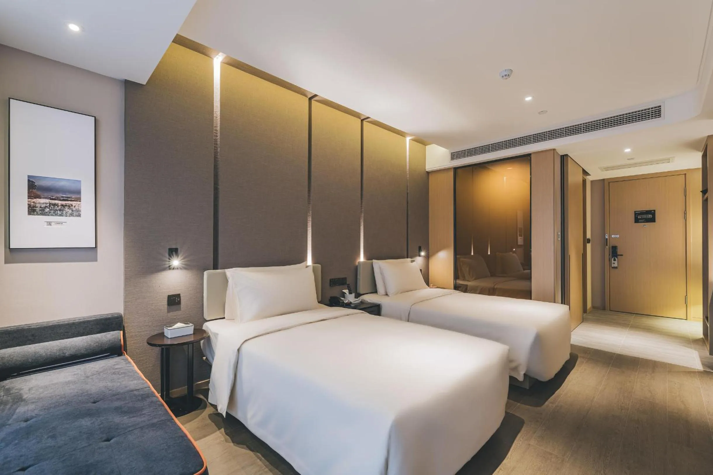 Bed in Atour Hotel Shaoxing Shangyu E-Travel Town