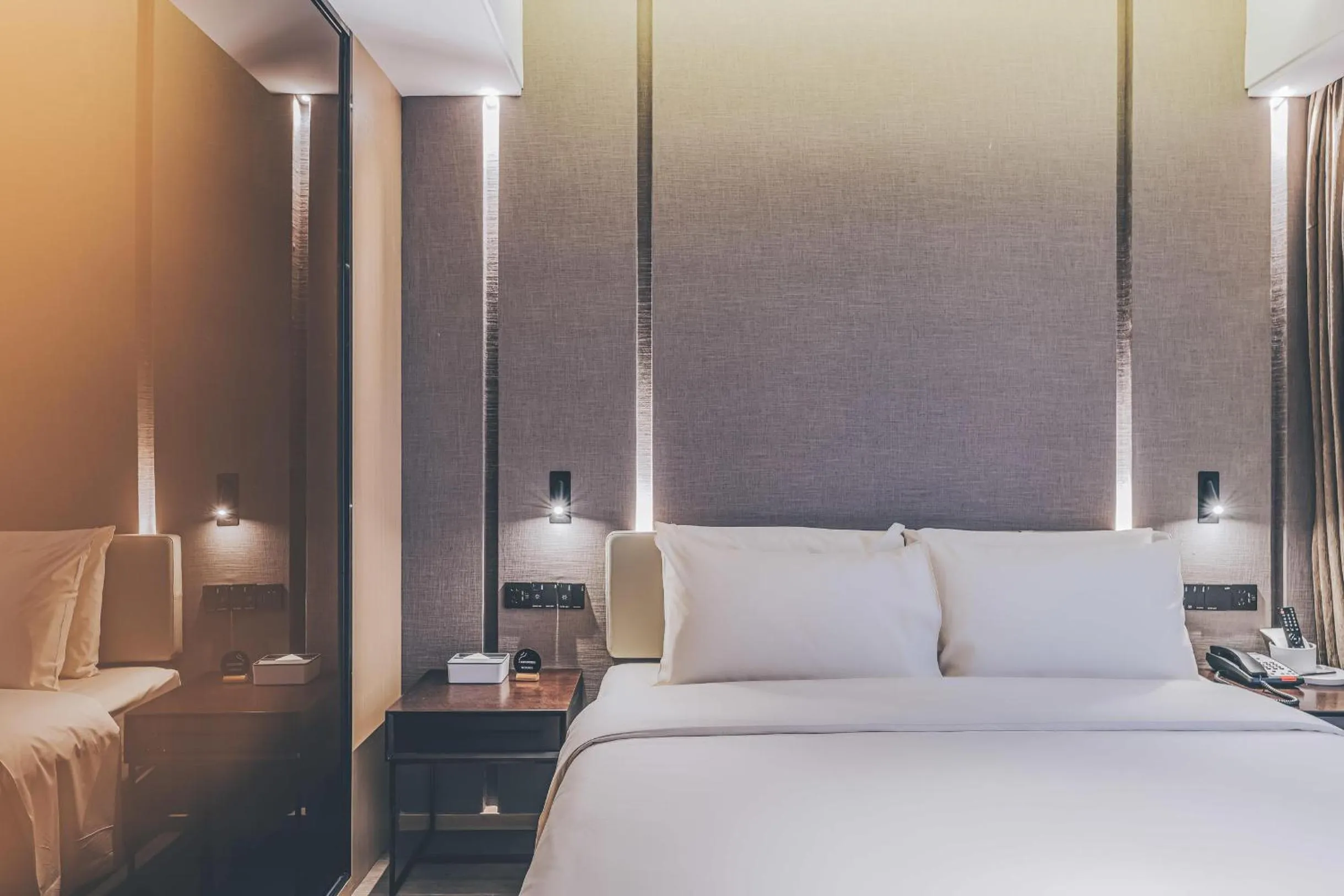 Bed in Atour Hotel Shaoxing Shangyu E-Travel Town