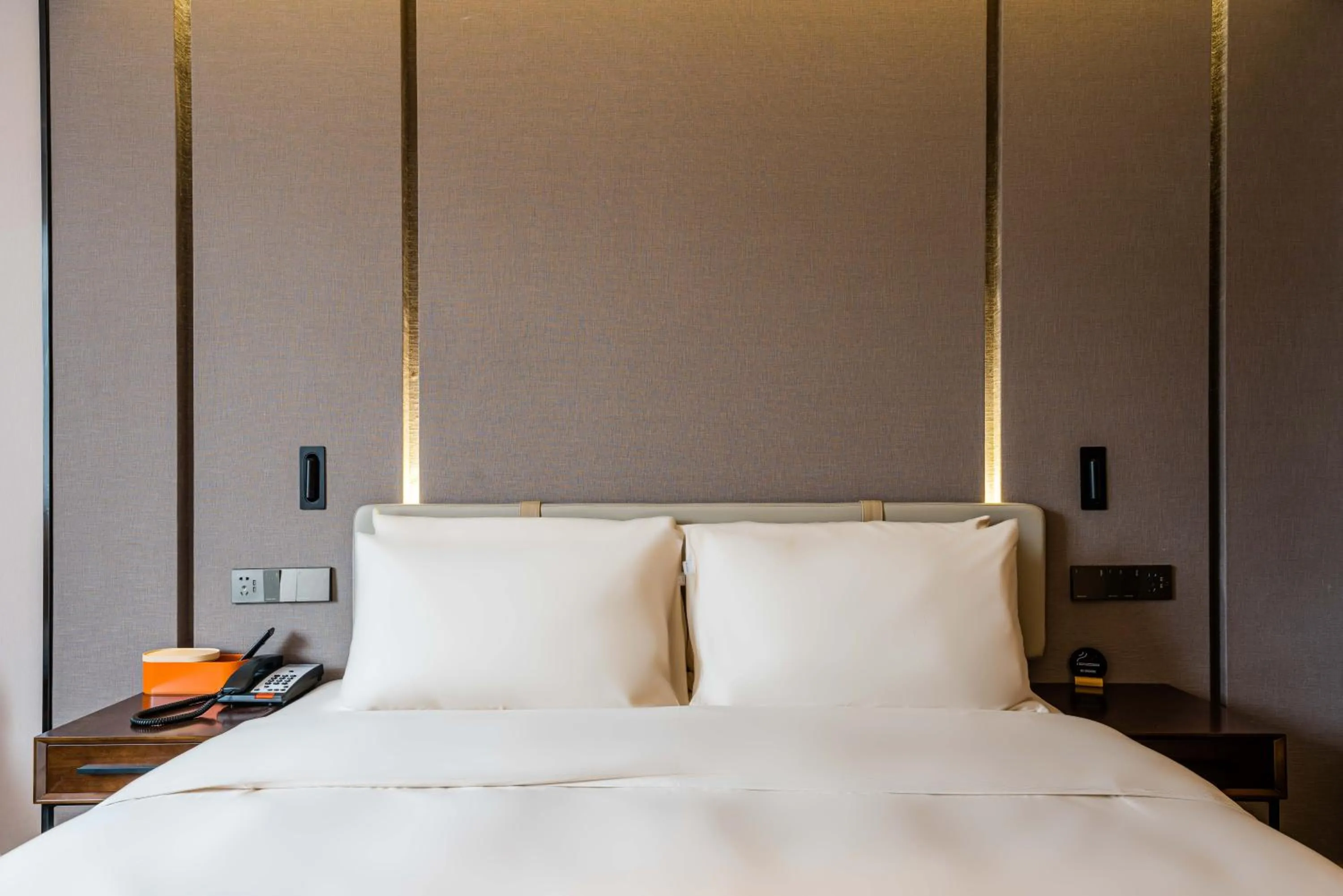 Bed in Atour Hotel Shengzhou