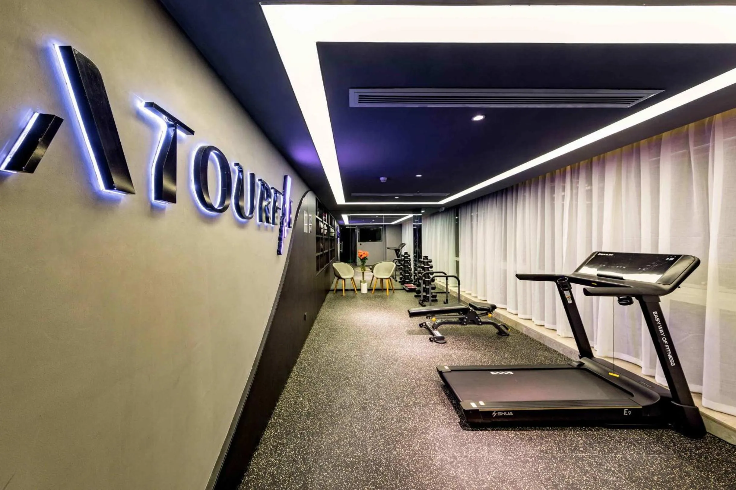 Fitness centre/facilities in Atour Hotel Jinan Quancheng Plaza Kuanhouli