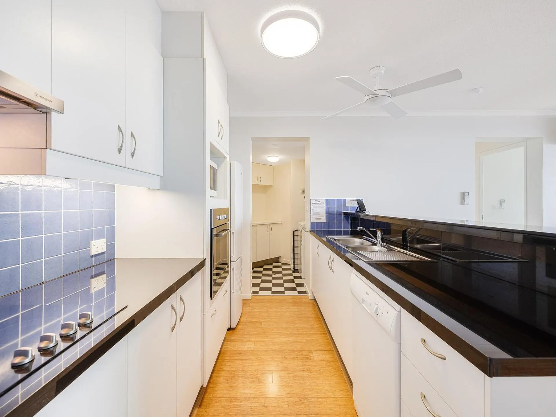 kitchen in Chateau Royale Beach Resort Maroochydore Sunshine Coast