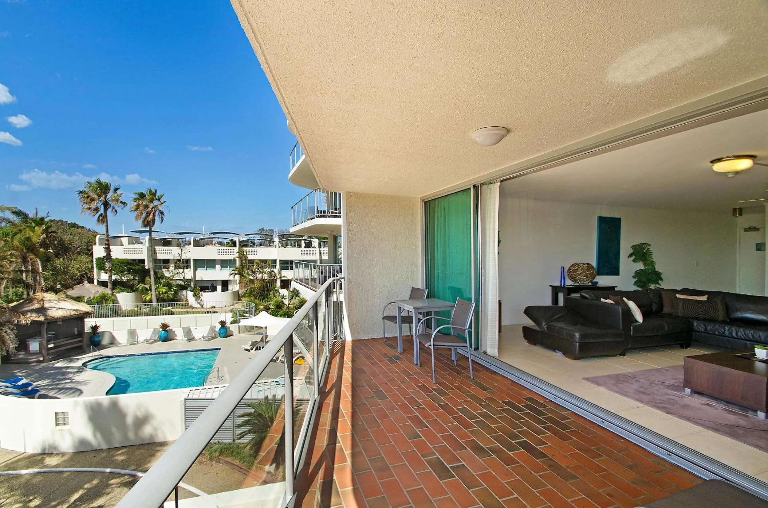 Balcony/Terrace in Chateau Royale Beach Resort Maroochydore Sunshine Coast