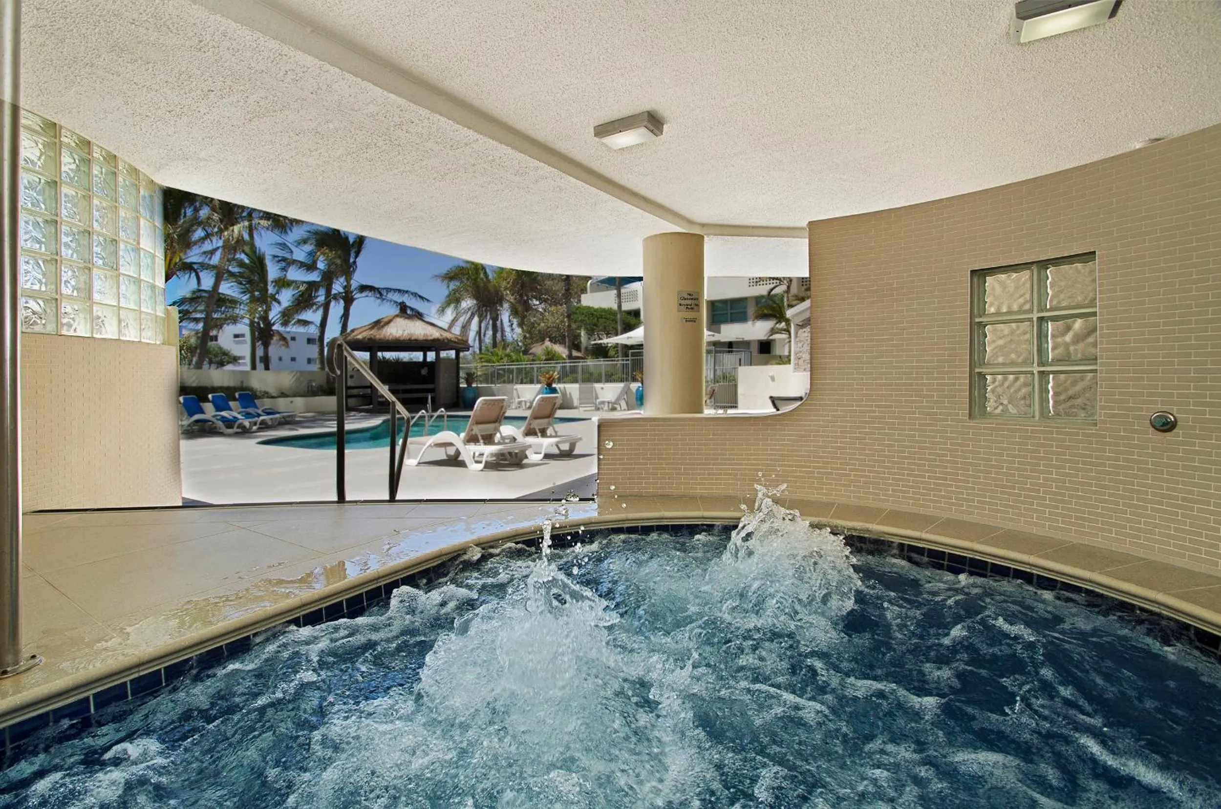 Hot Tub in Chateau Royale Beach Resort Maroochydore Sunshine Coast