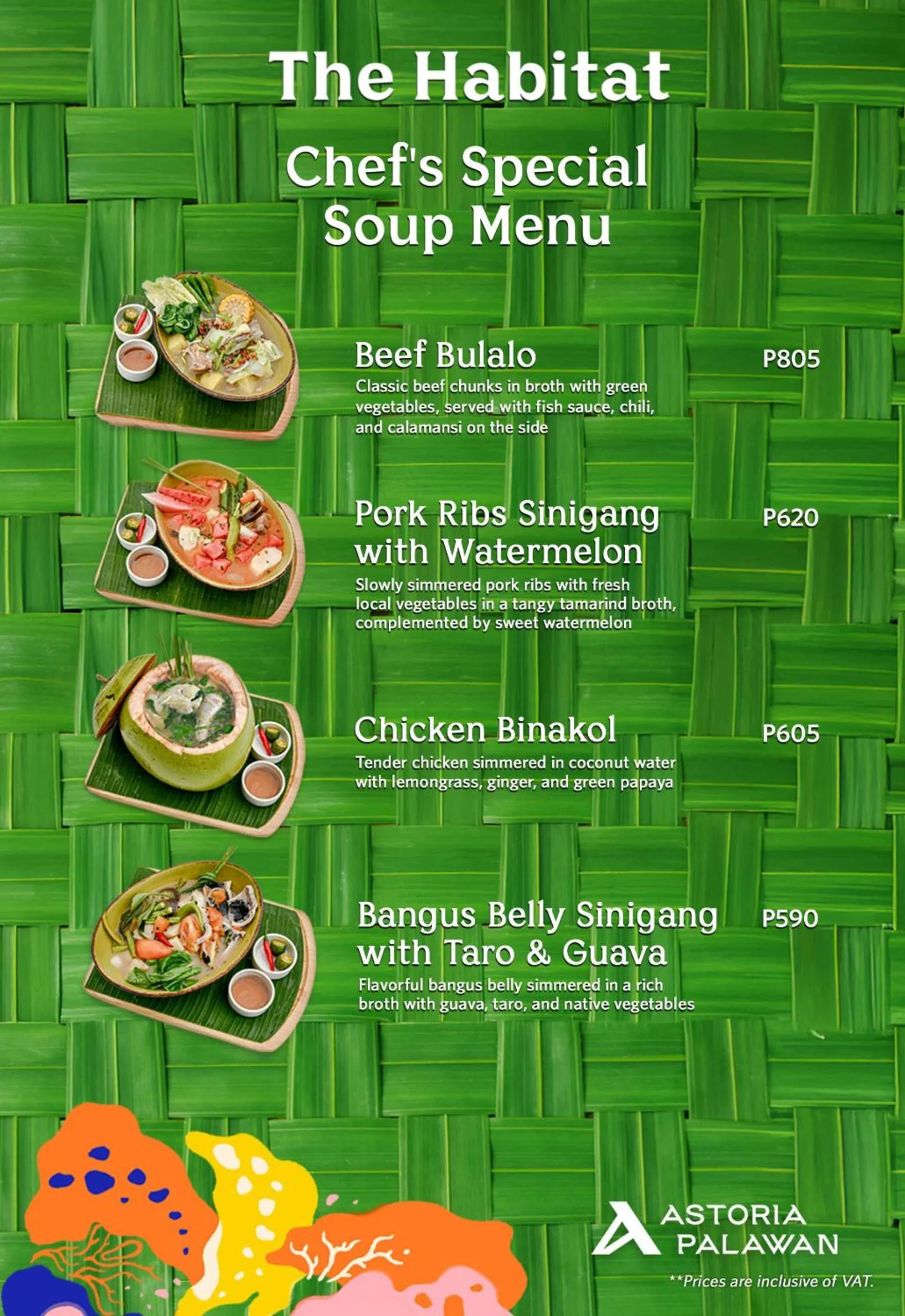 Restaurant/places to eat in Astoria Palawan