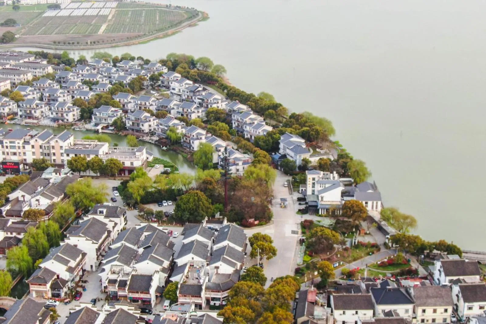 Bird's eye view in Floral Yilanxuan Zhouzhuang Hotel