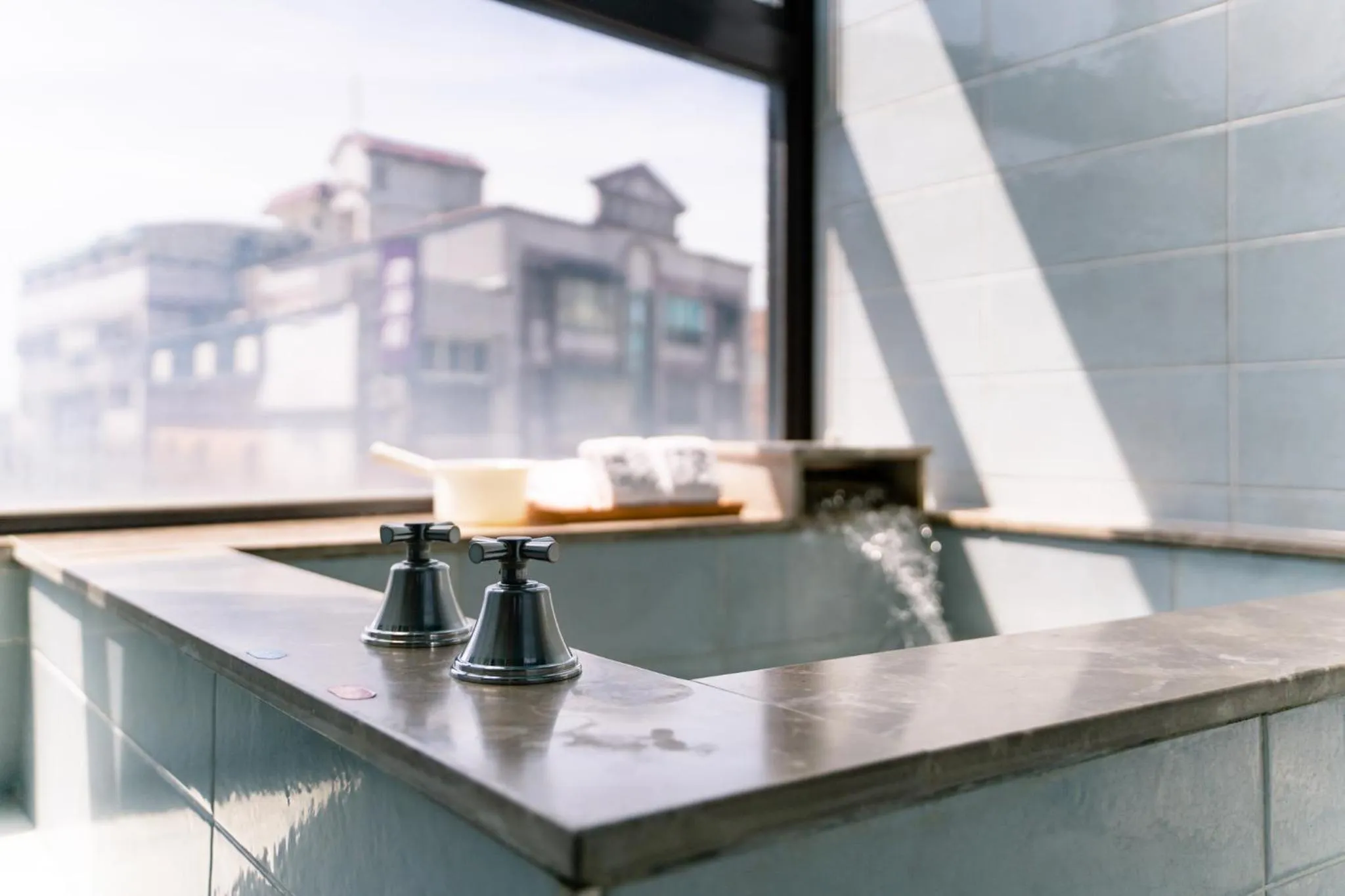 Bathroom in 58˚ Hotspring Hotel