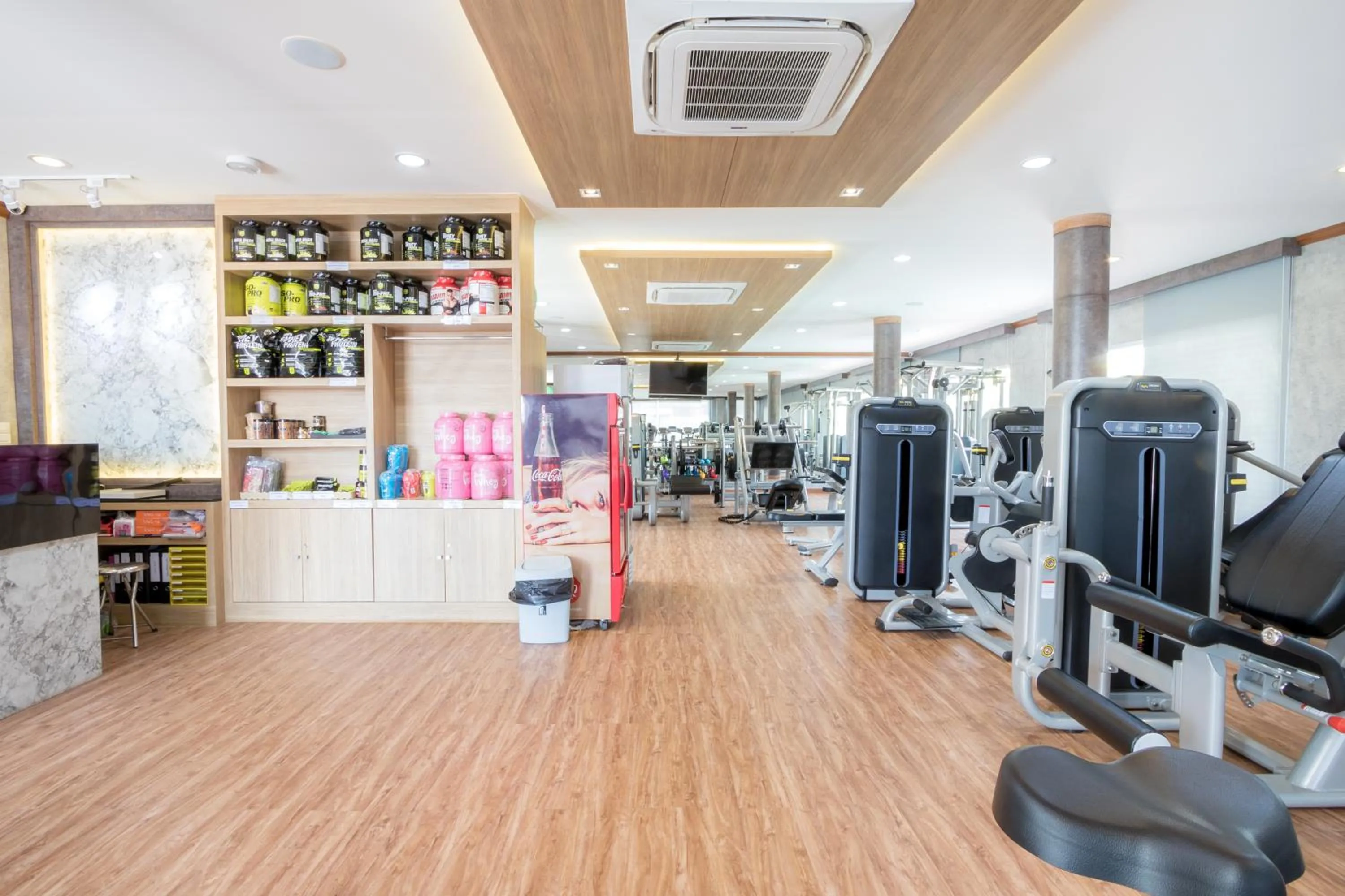 Fitness centre/facilities in La Villa Boutique hotel