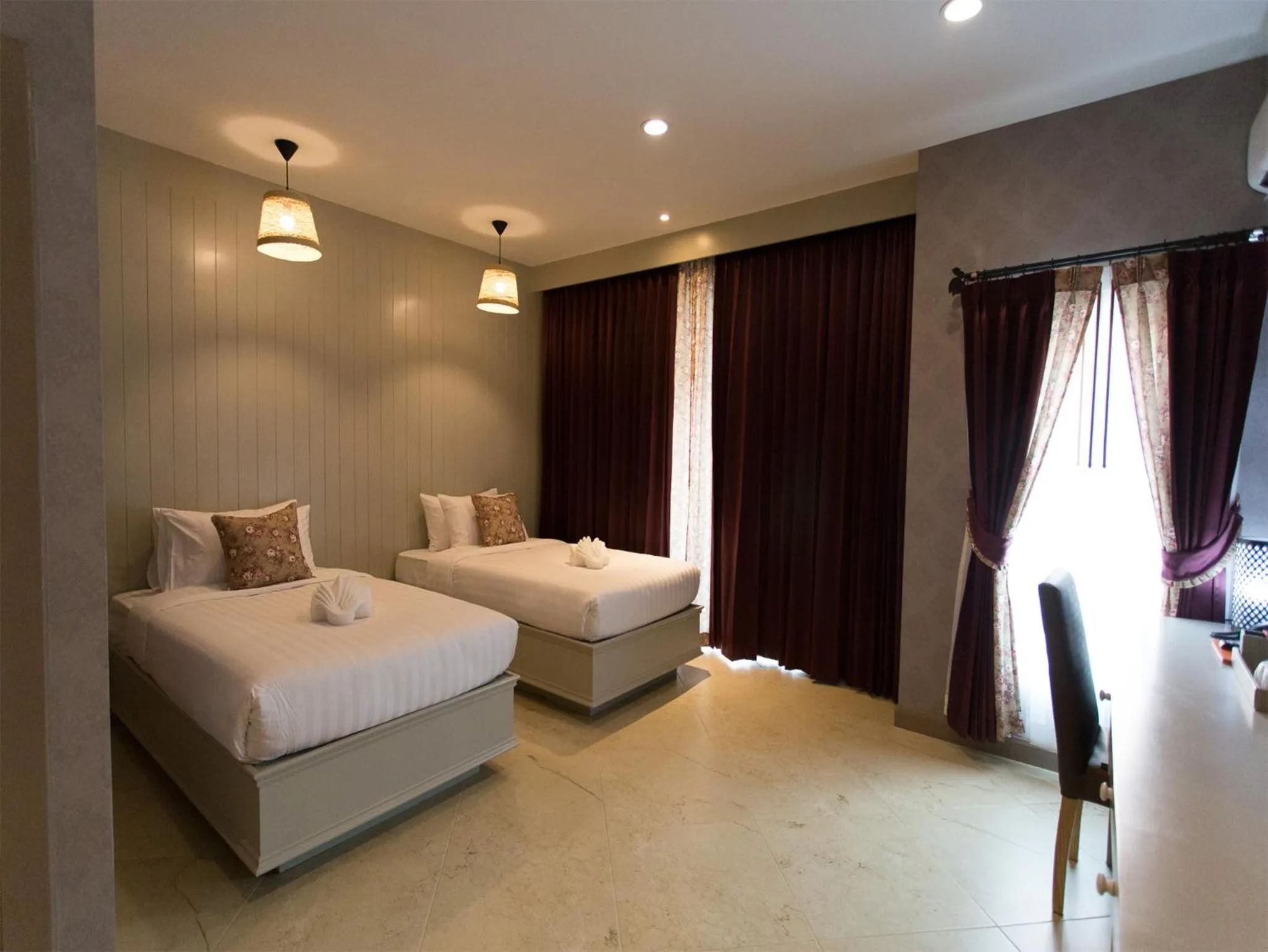 Bed in La Villa Boutique hotel