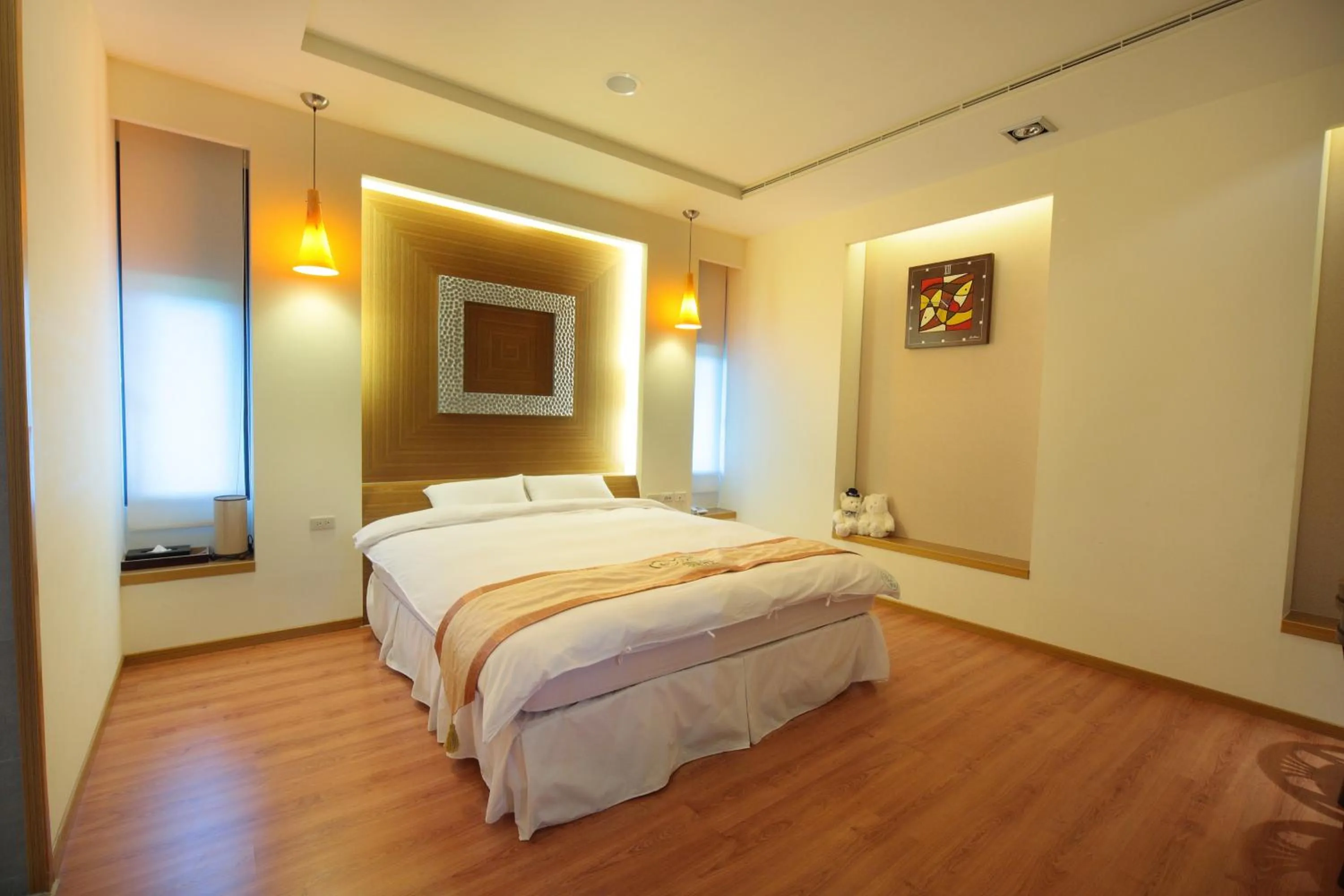 Seating area, Bed in Schokolake Country House