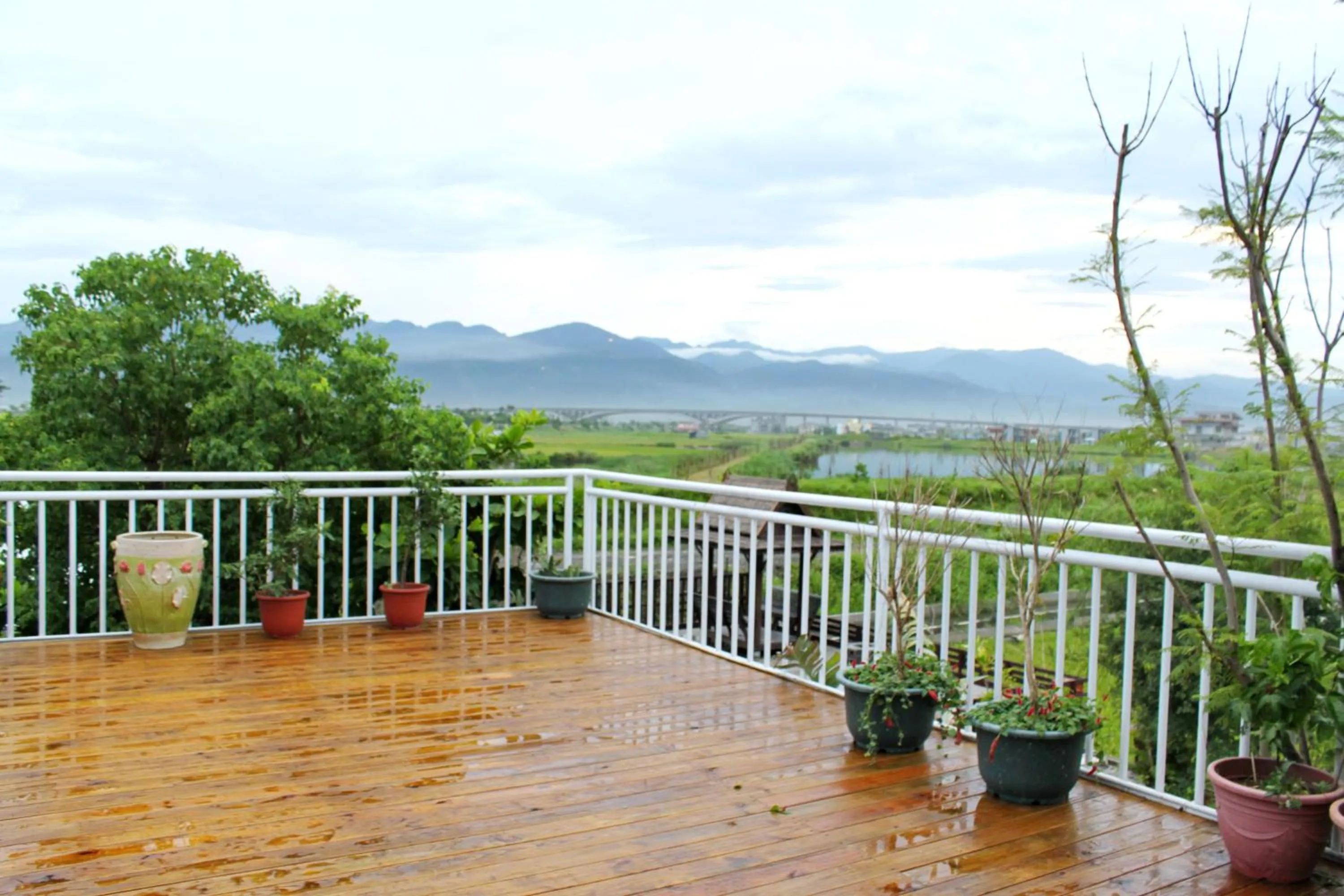 Balcony/Terrace in Beautiful Yilan Resort
