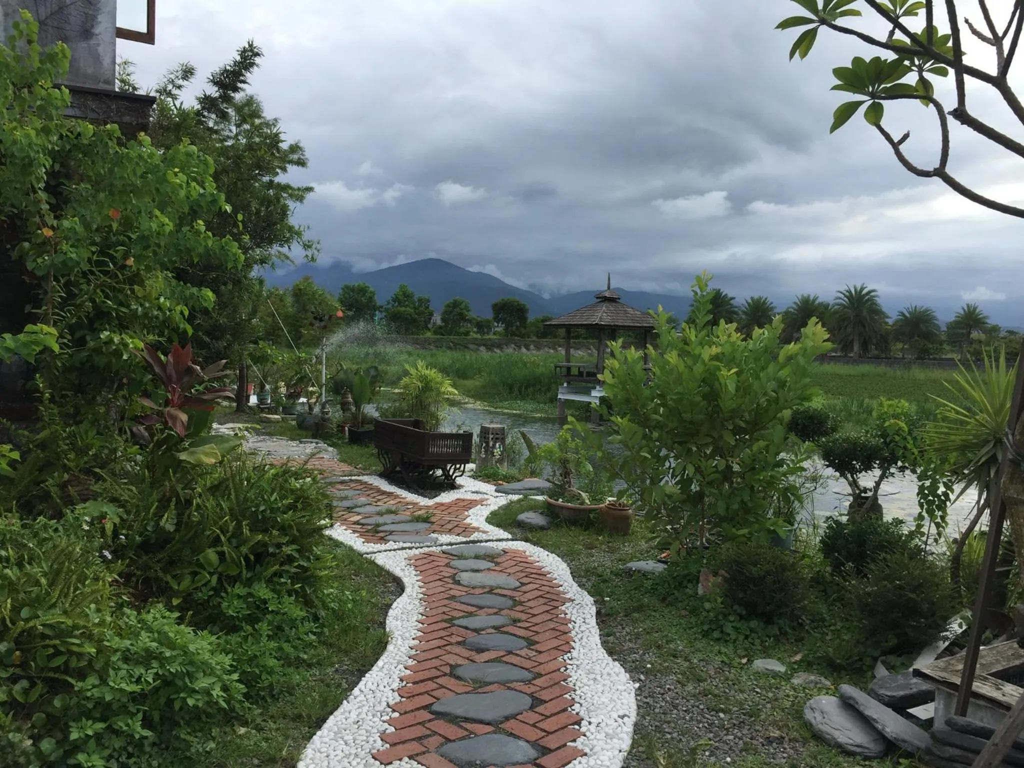 Garden view in Beautiful Yilan Resort