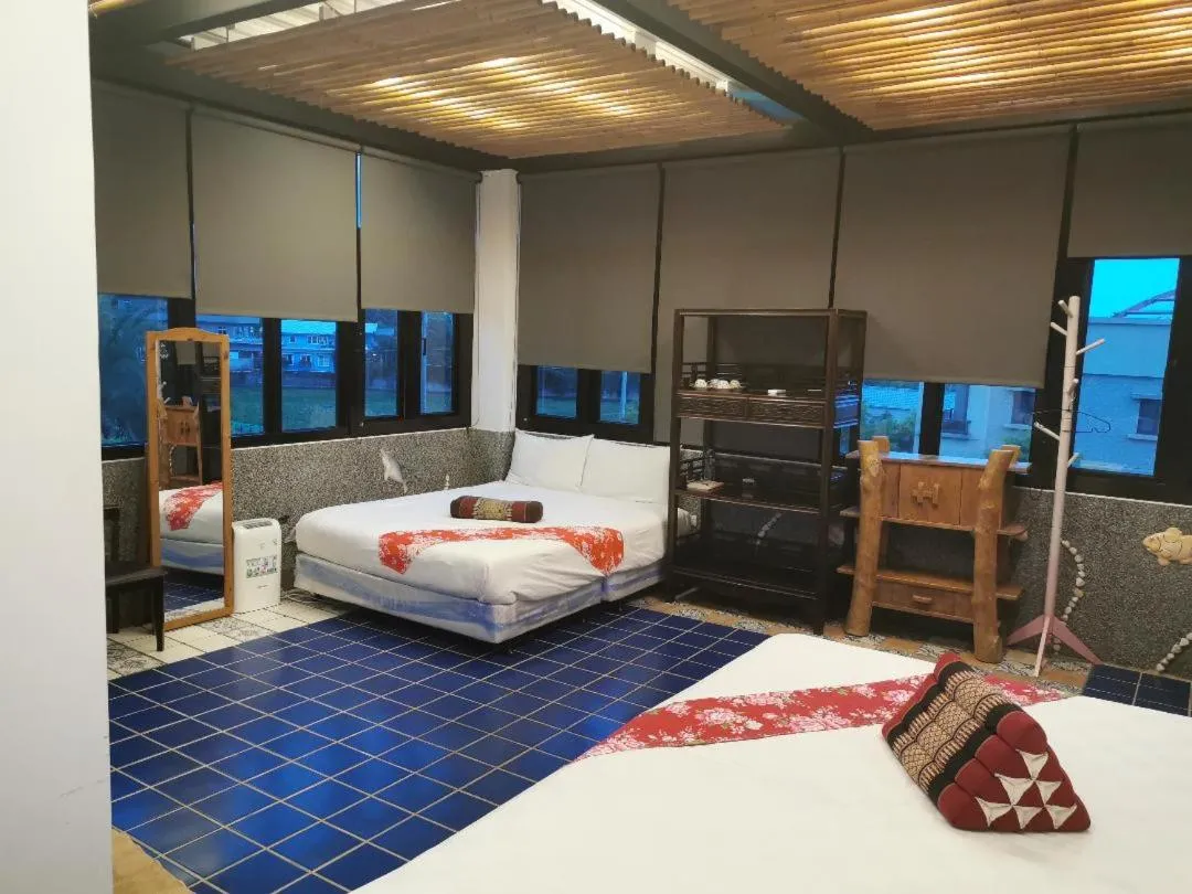 Bed in Beautiful Yilan Resort