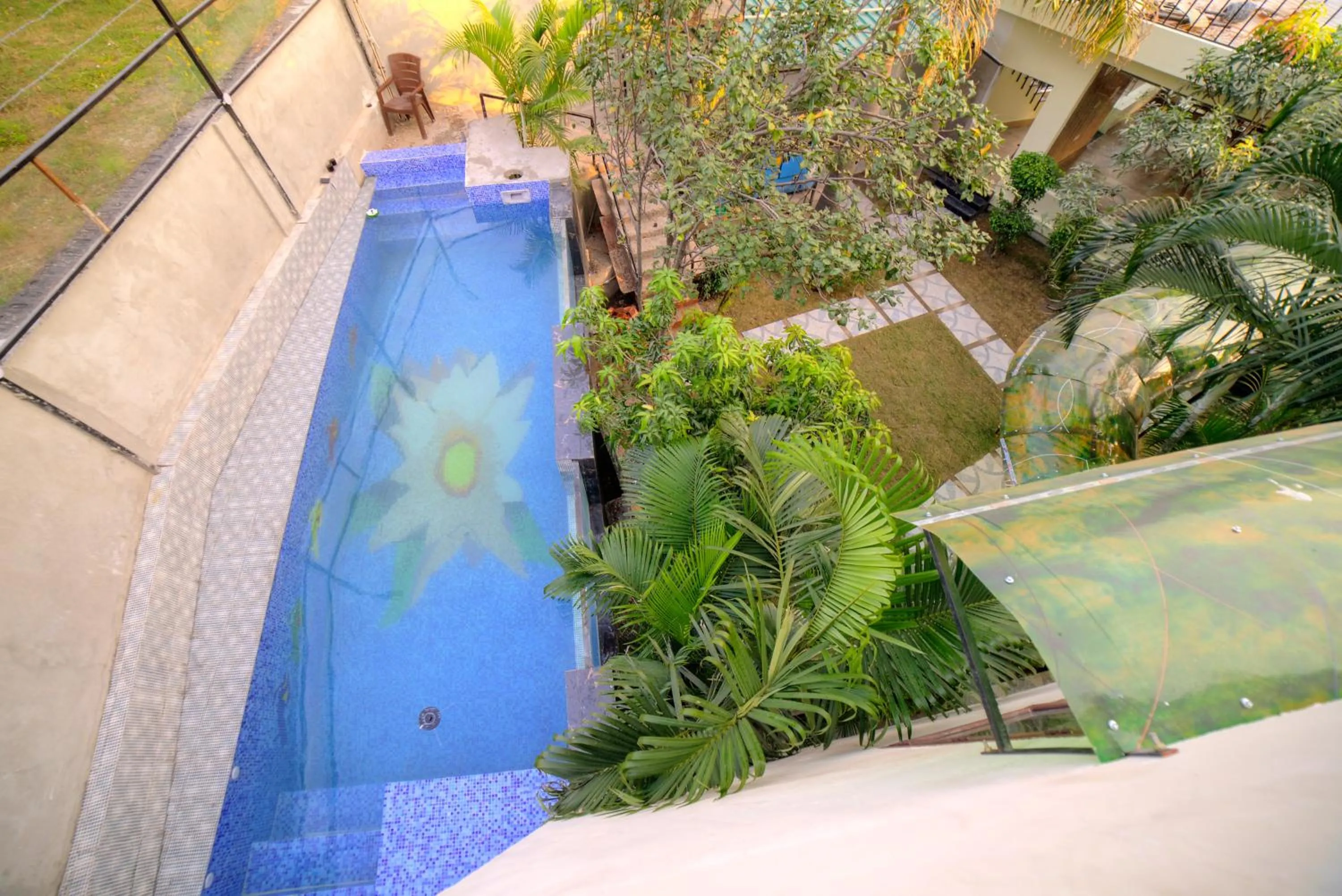 Pool view in Yogved Hospitality & Resort