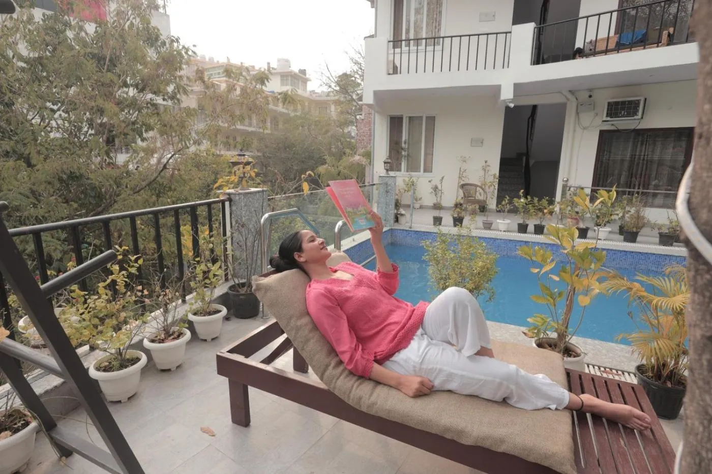 Swimming pool in Yogved Hospitality & Resort