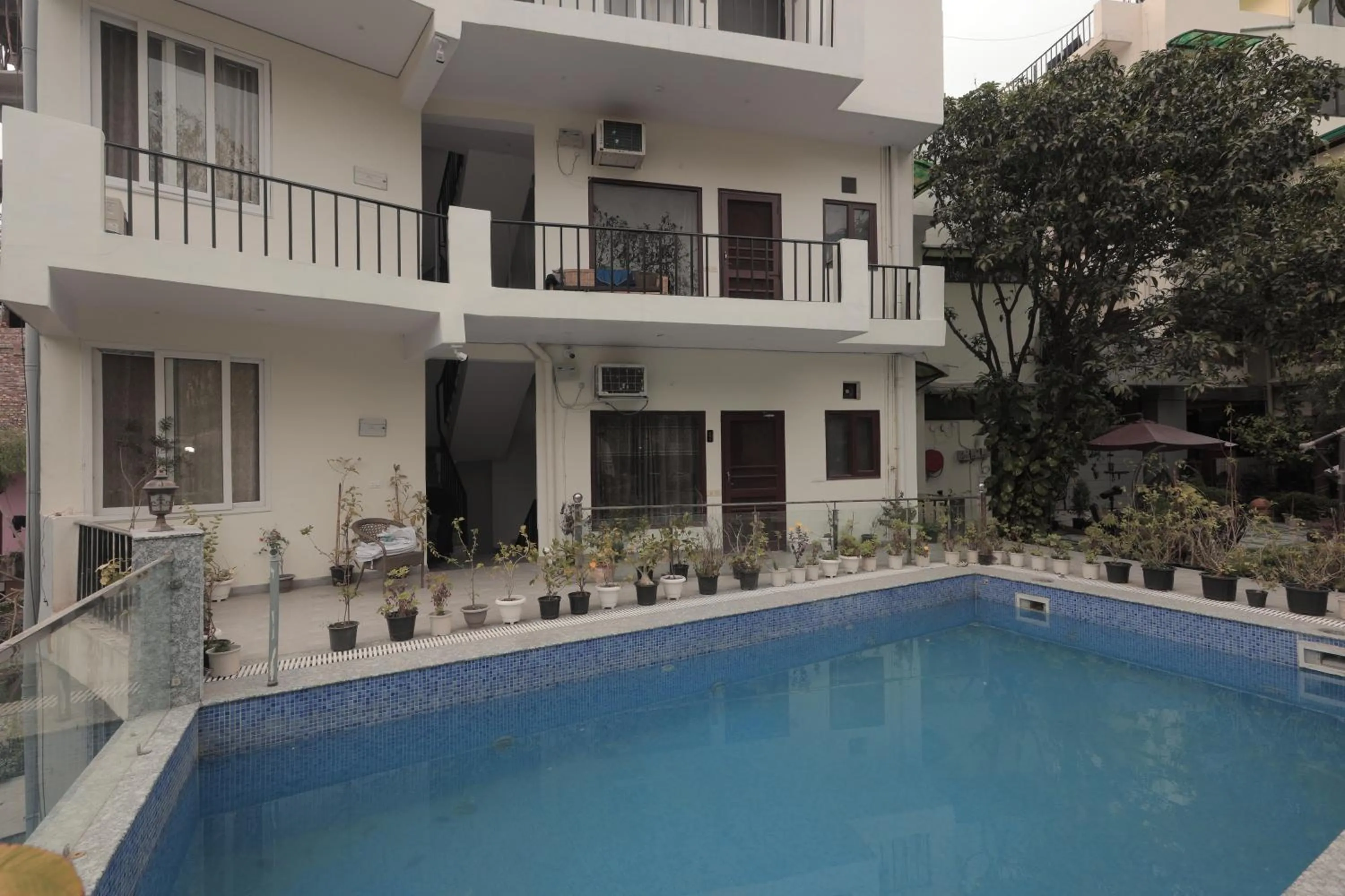 Pool view in Yogved Hospitality & Resort