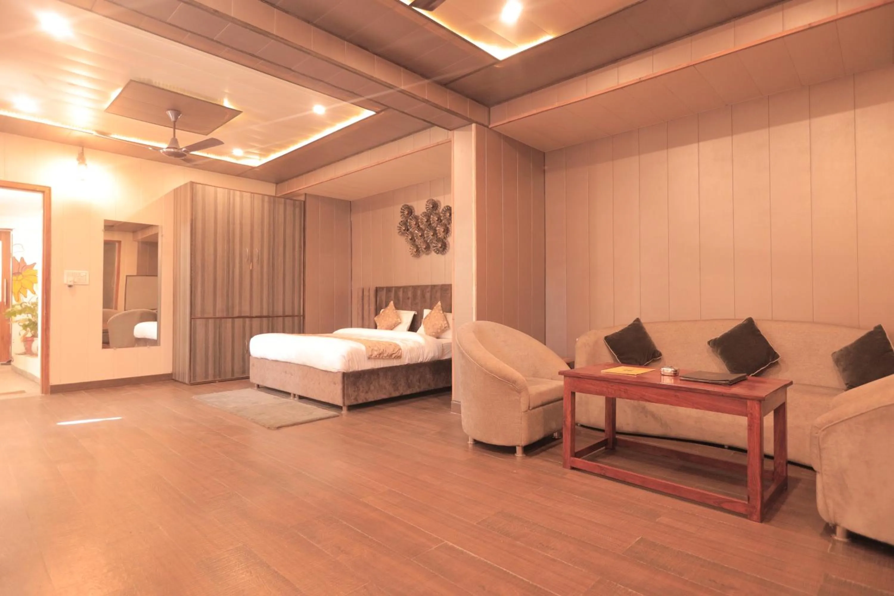 Photo of the whole room, Bed in Yogved Hospitality & Resort